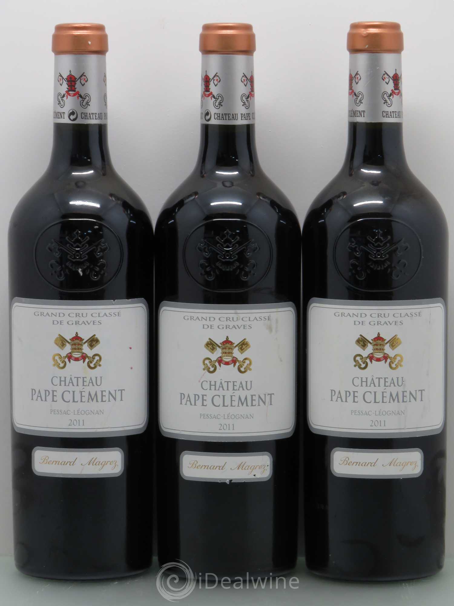 Château Pape Clément Cru Classé de Graves 2011 - Lot de 3 bouteilles - 0