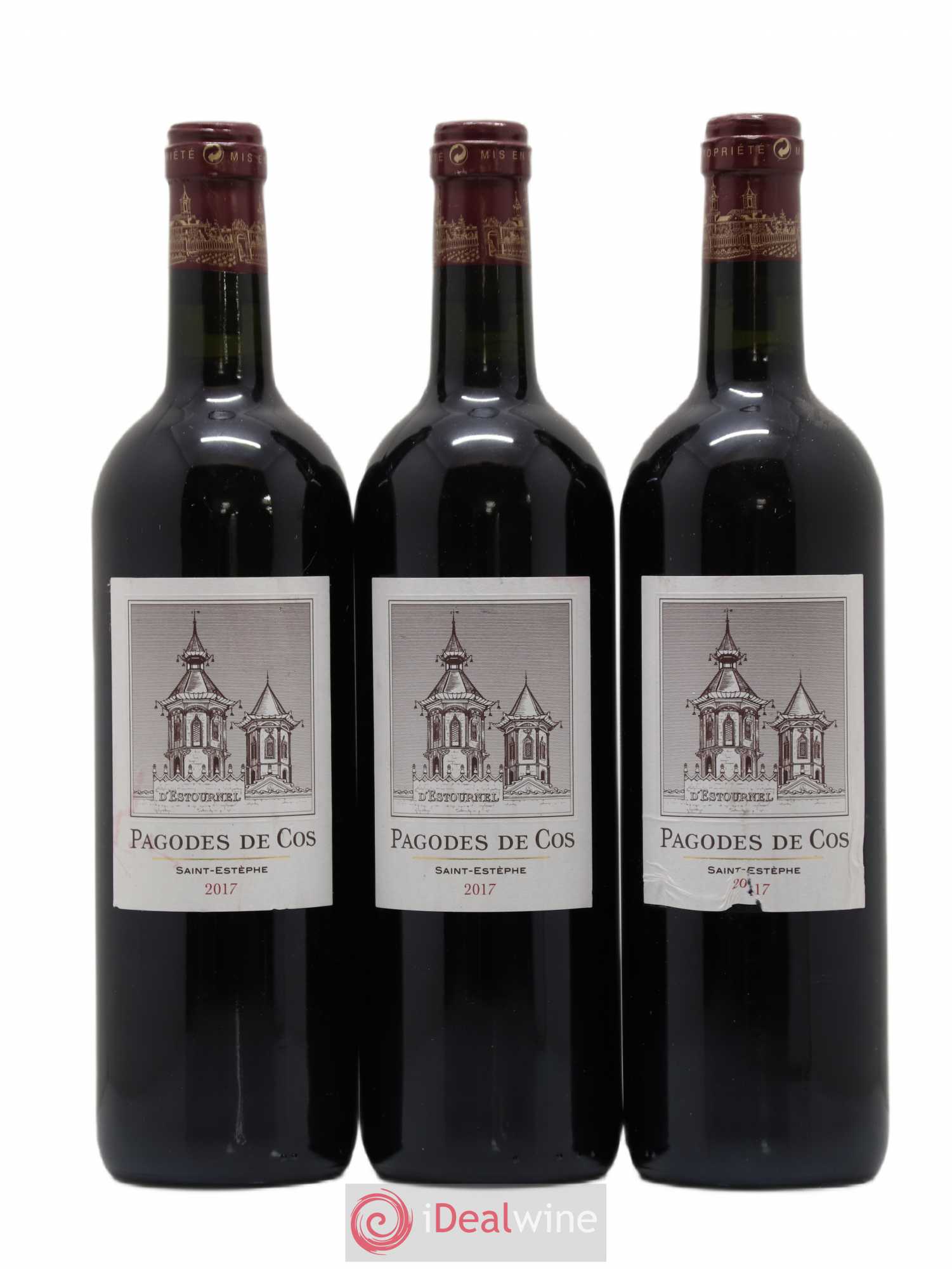 Les Pagodes de Cos Second Vin 2017 - Lot de 3 bouteilles - 0