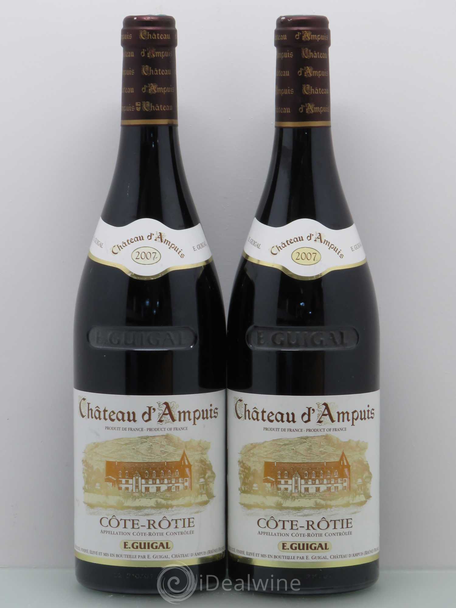 Côte-Rôtie Château d'Ampuis Guigal 2007 - Lot de 2 bouteilles - 0