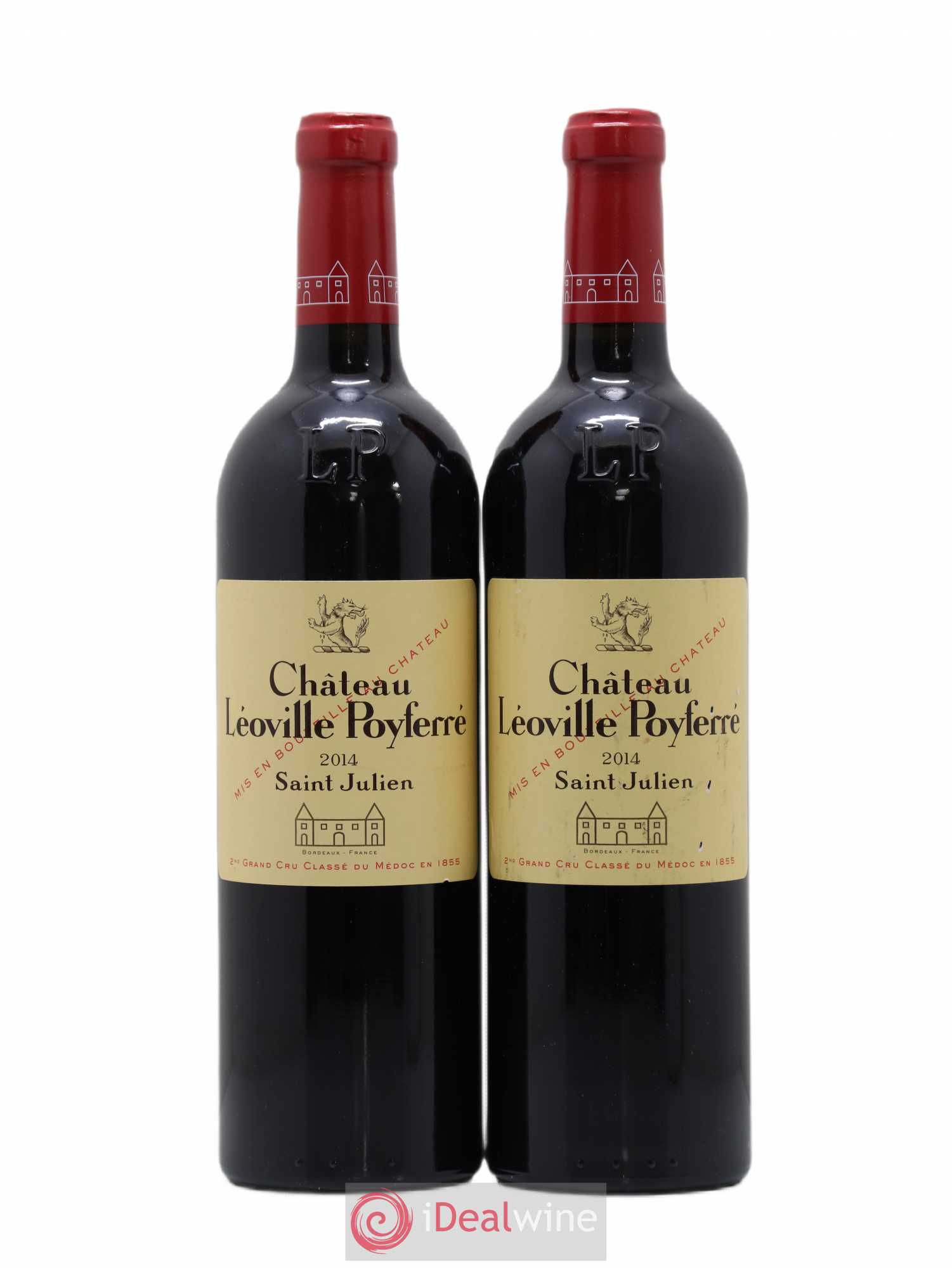 Château Léoville Poyferré 2ème Grand Cru Classé 2014 - Lot de 2 bouteilles - 0