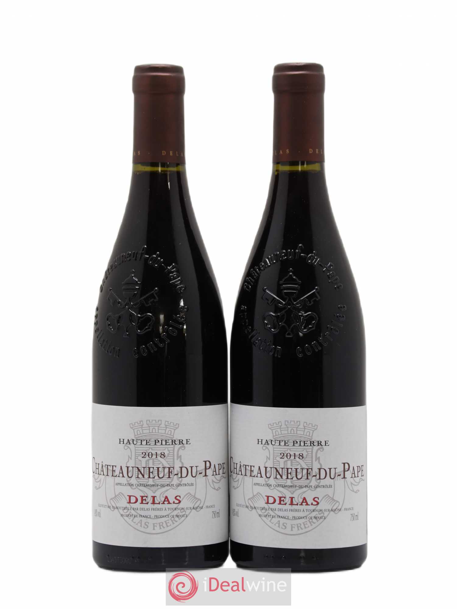 Châteauneuf-du-Pape Haute Pierre Delas 2018 - Lot de 2 bouteilles - 0