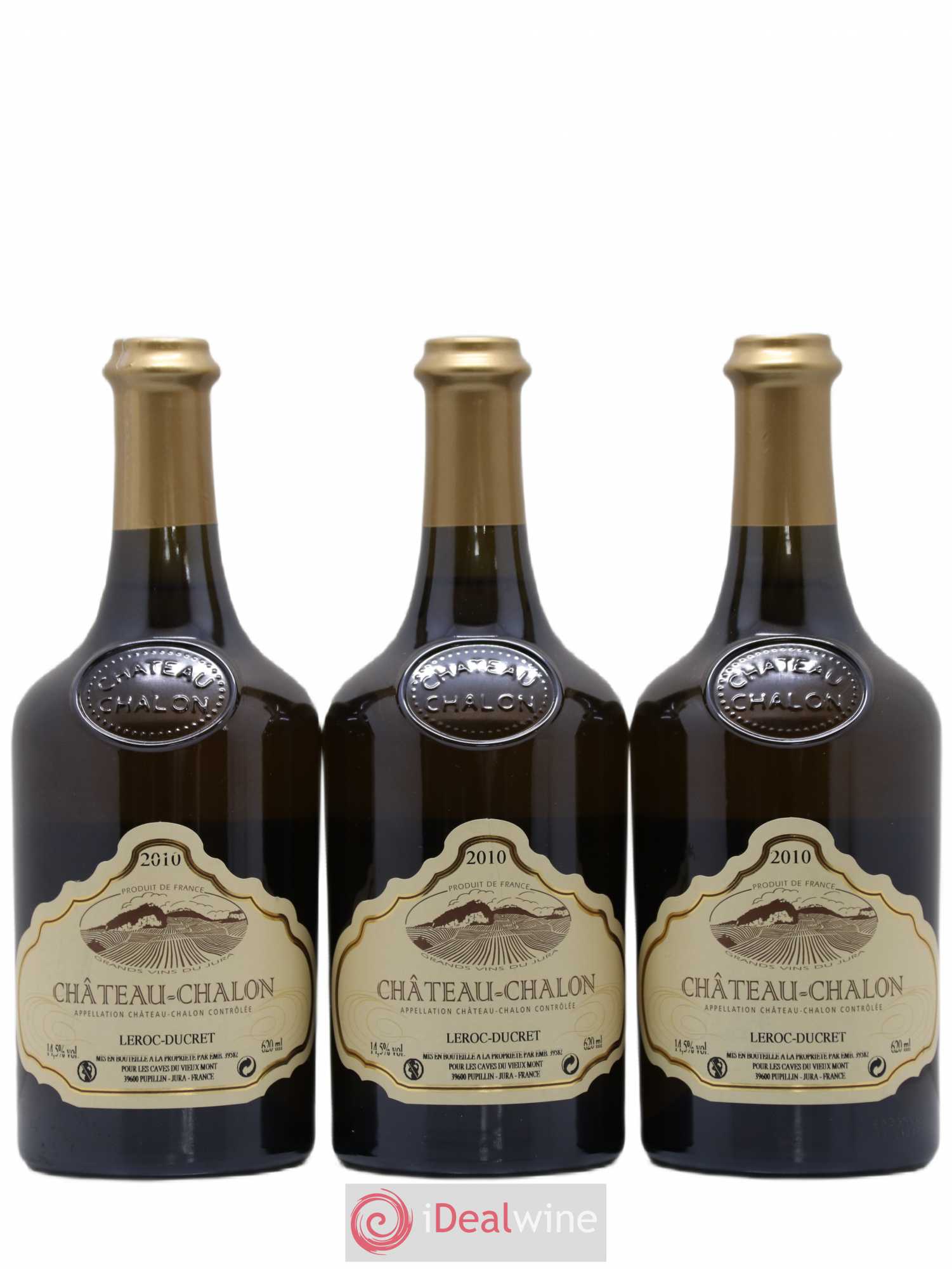 Château-Chalon Domaine Leroc Ducret 2010 - Posten von 3 Flaschen - 0