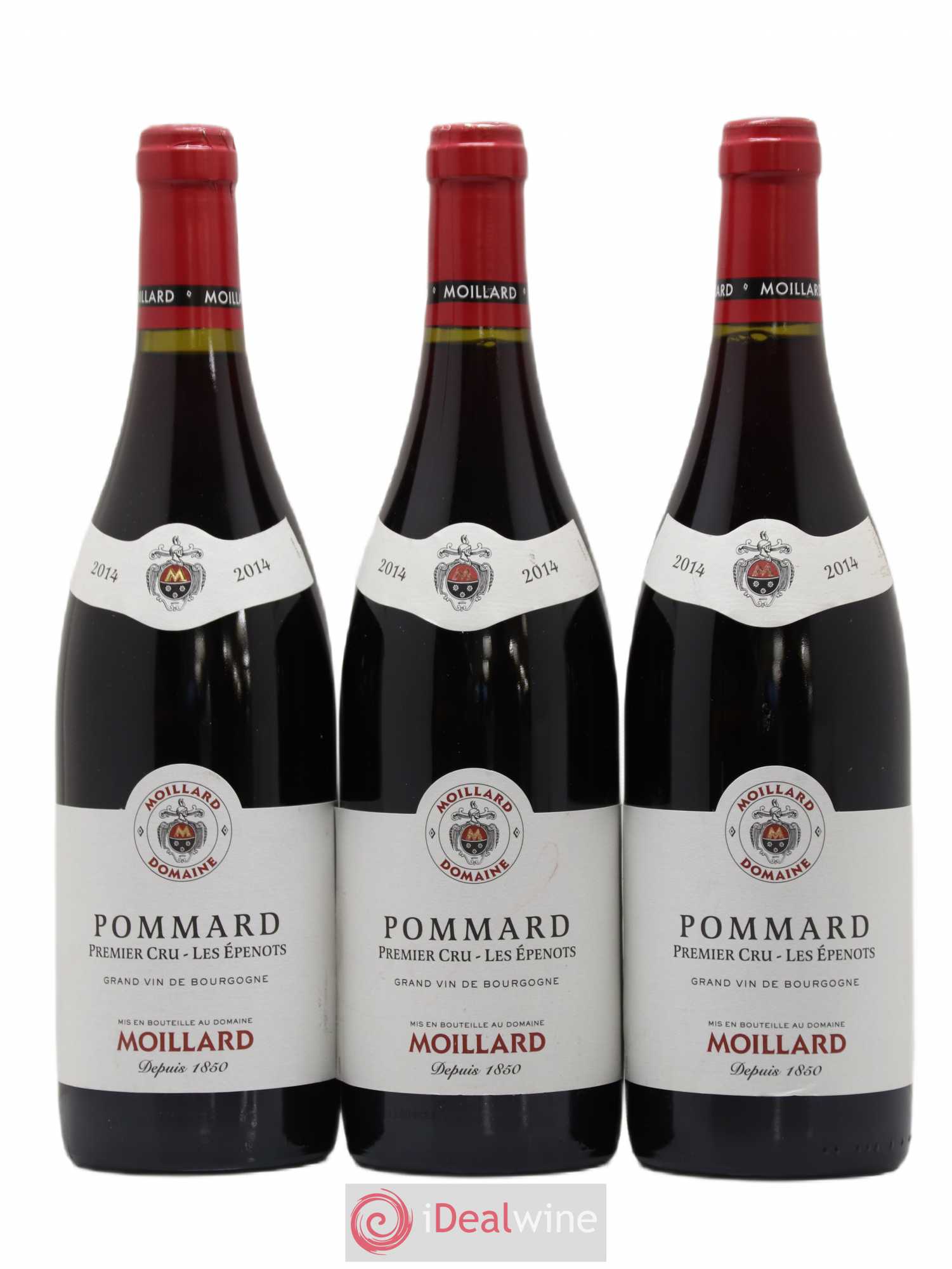 Pommard 1er Cru Les Epenots Domaine Moillard 2014 - Posten von 3 Flaschen - 0