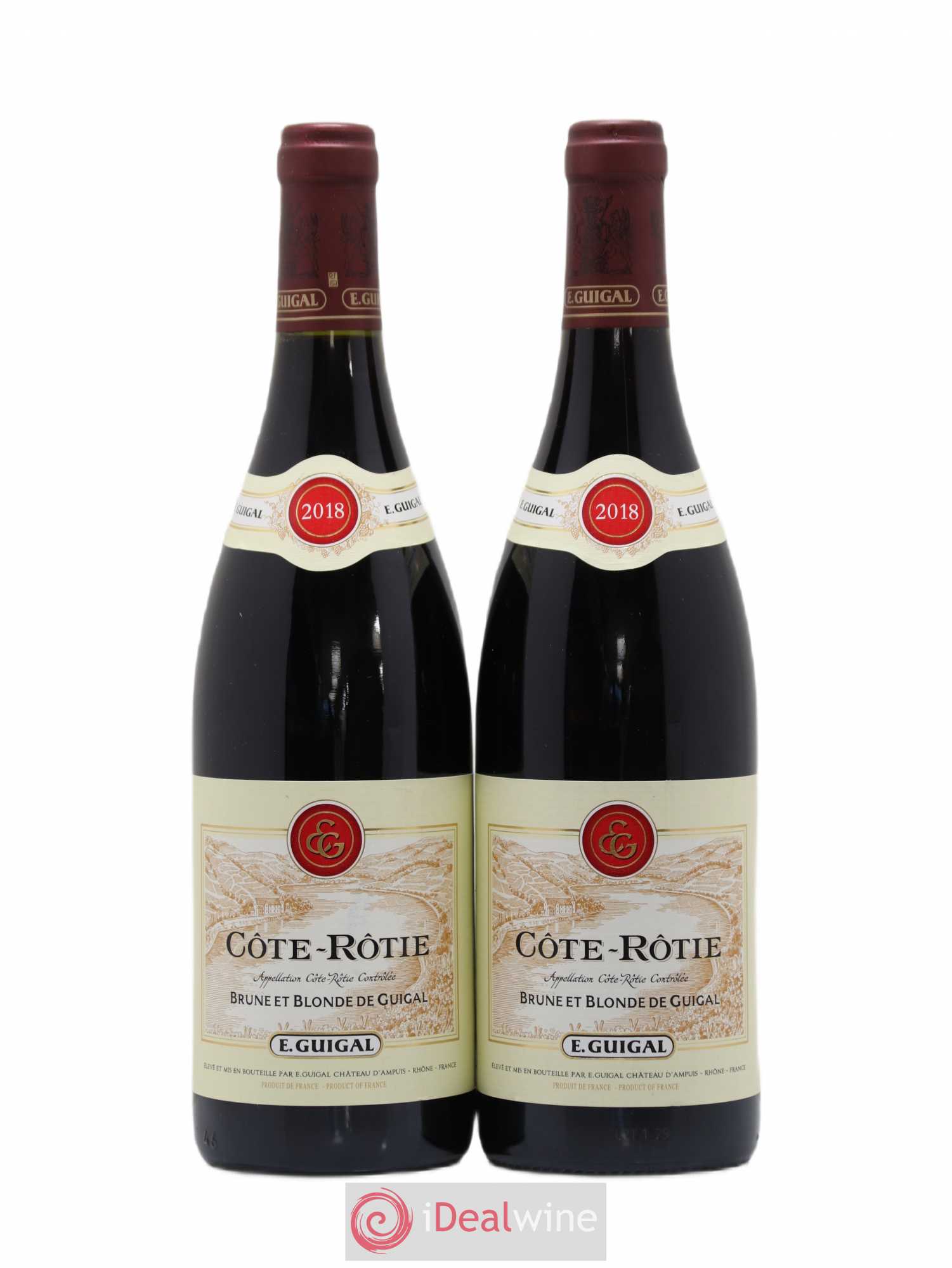 Côte-Rôtie Côtes Brune et Blonde Guigal 2018 - Lot de 2 bouteilles - 0