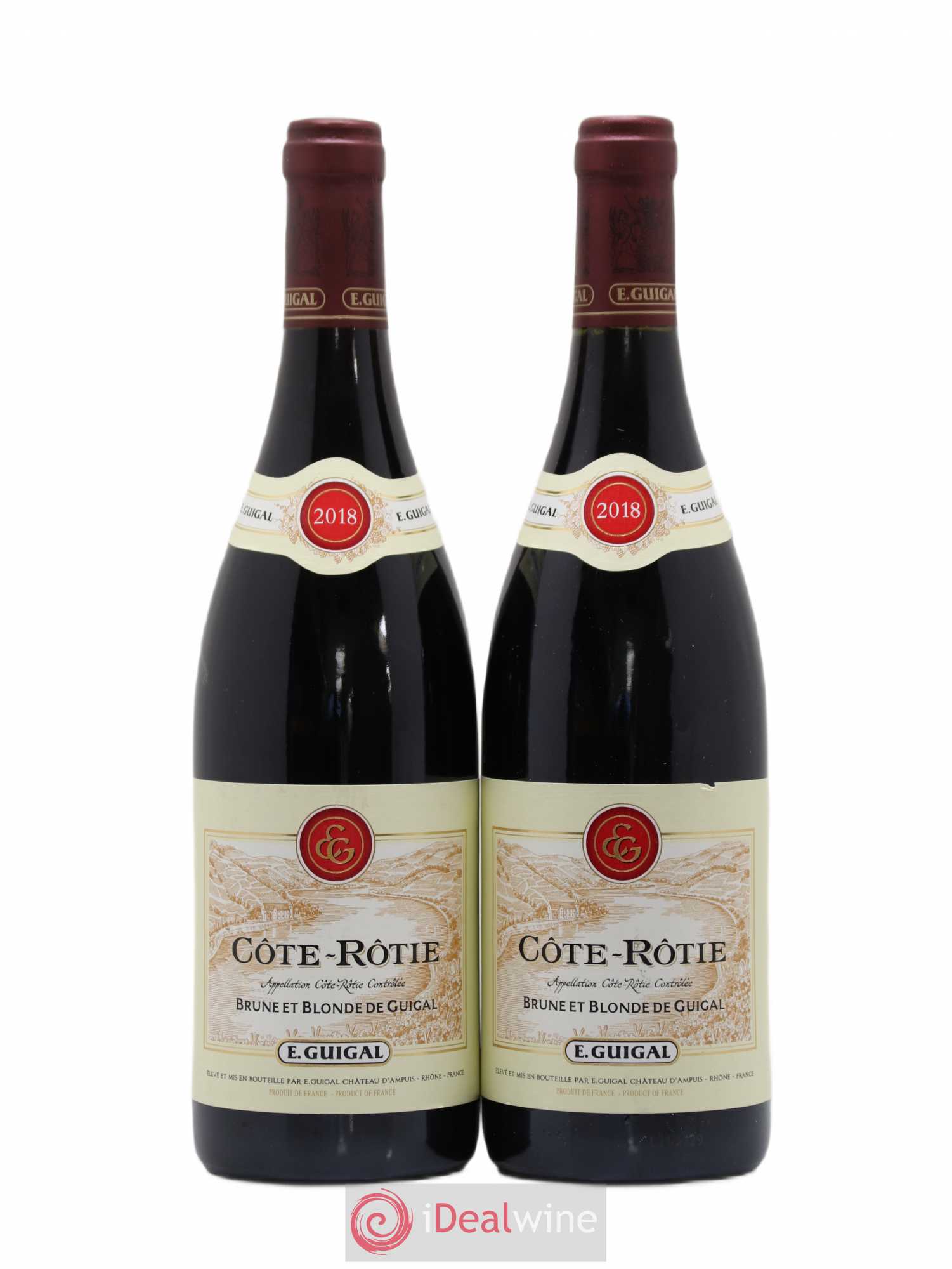 Côte-Rôtie Côtes Brune et Blonde Guigal 2018 - Lot de 2 bouteilles - 0
