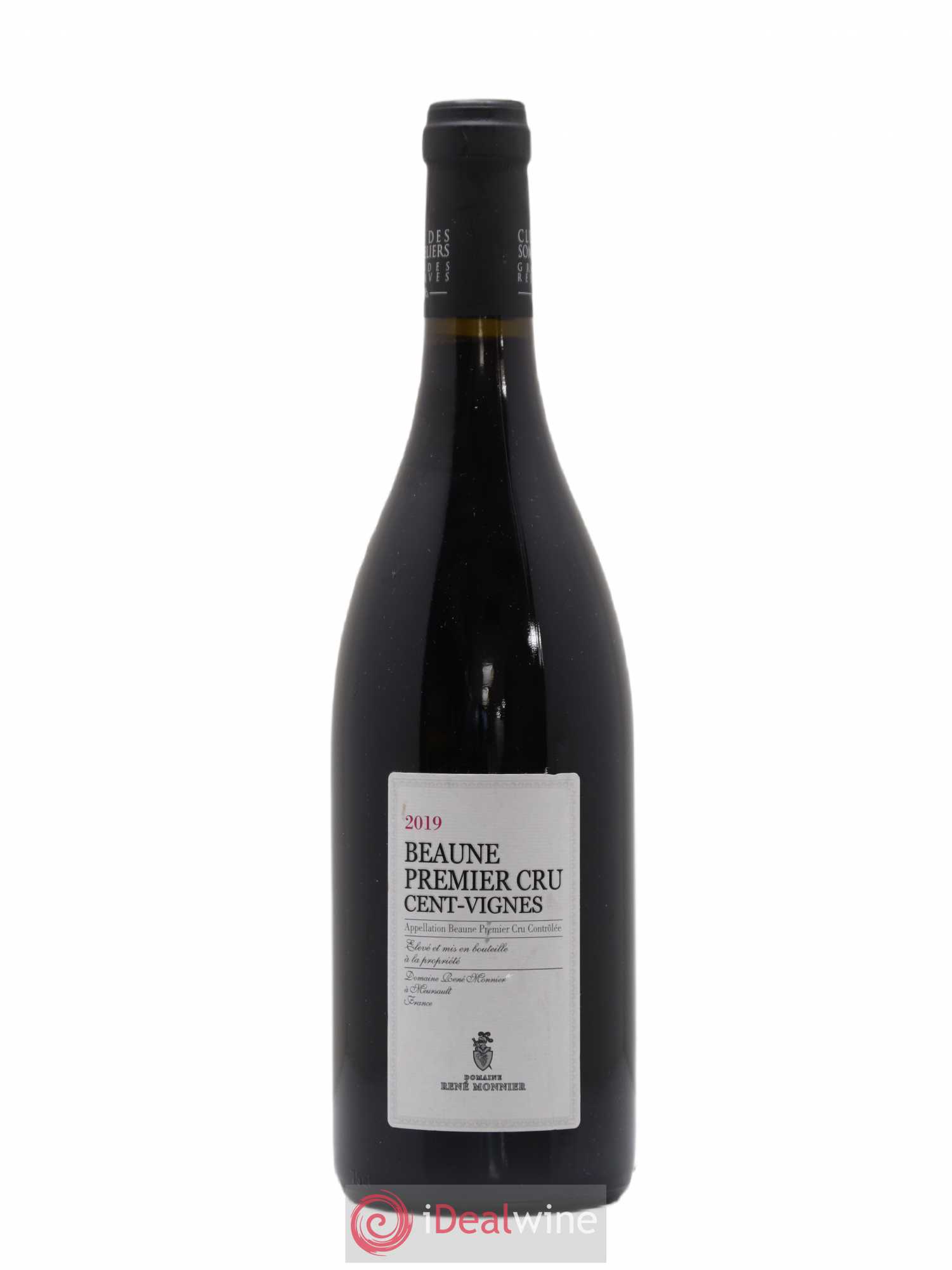 Beaune 1er Cru Les Cent Vignes Club Des Sommeliers Domaine Rene Monnier 2019 - Posten von 1 Flasche - 0