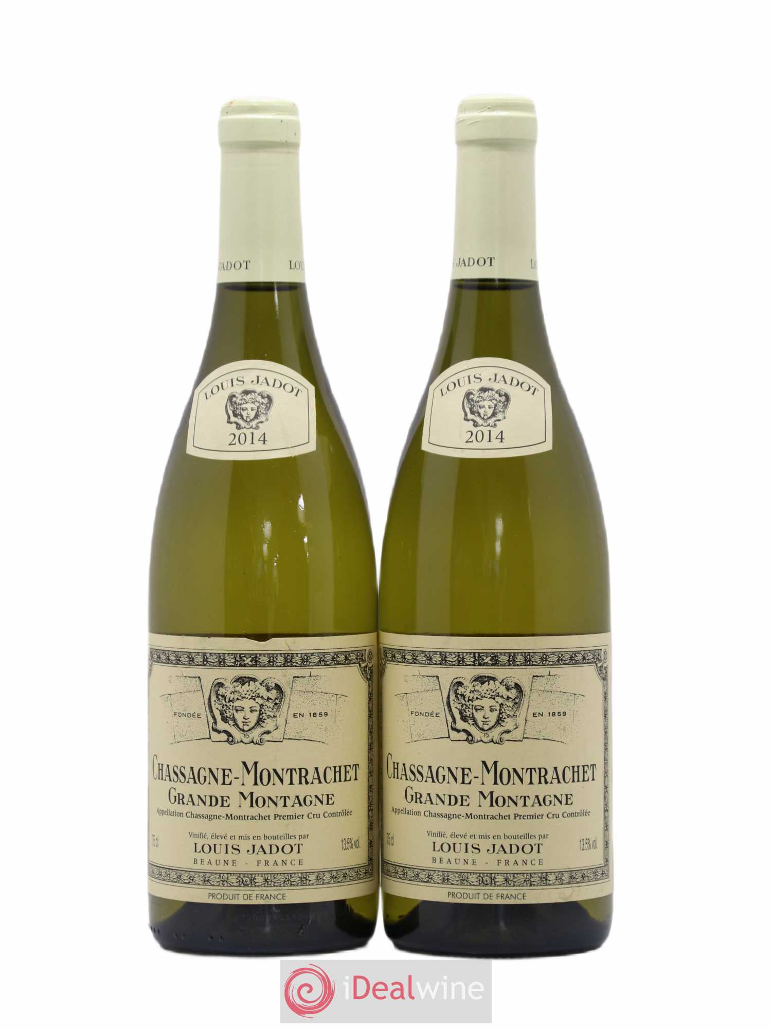Chassagne-Montrachet 1er Cru Grande Montagne Maison Louis Jadot 2014 - Lot de 2 bouteilles - 0