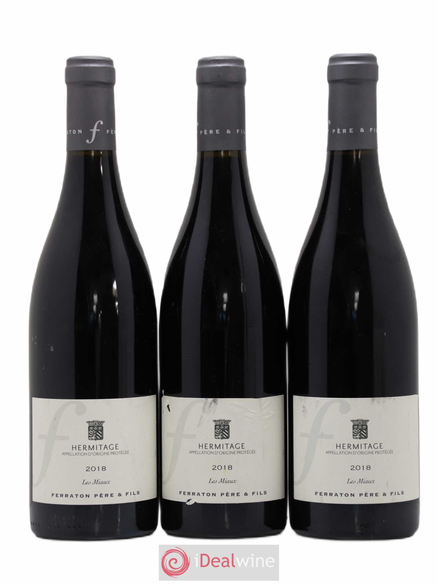 Hermitage Les Miaux Ferraton Père et Fils (Domaine) 2018 - Lot de 3 bouteilles - 0