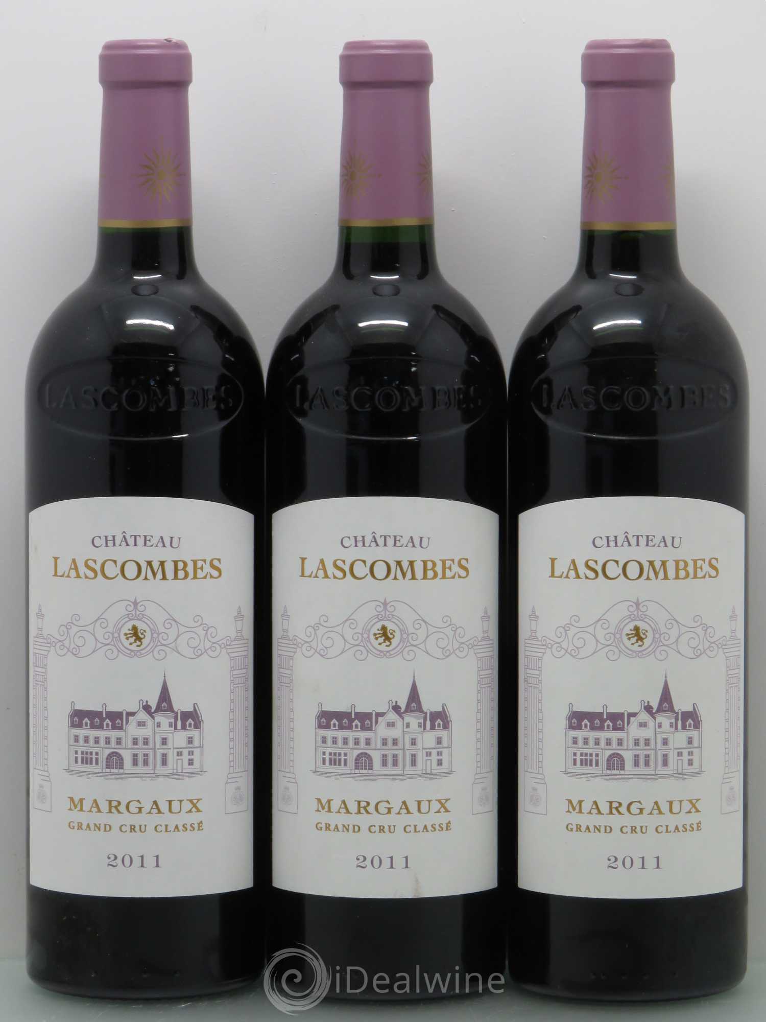 Château Lascombes 2ème Grand Cru Classé 2011 - Lot de 3 bouteilles - 0