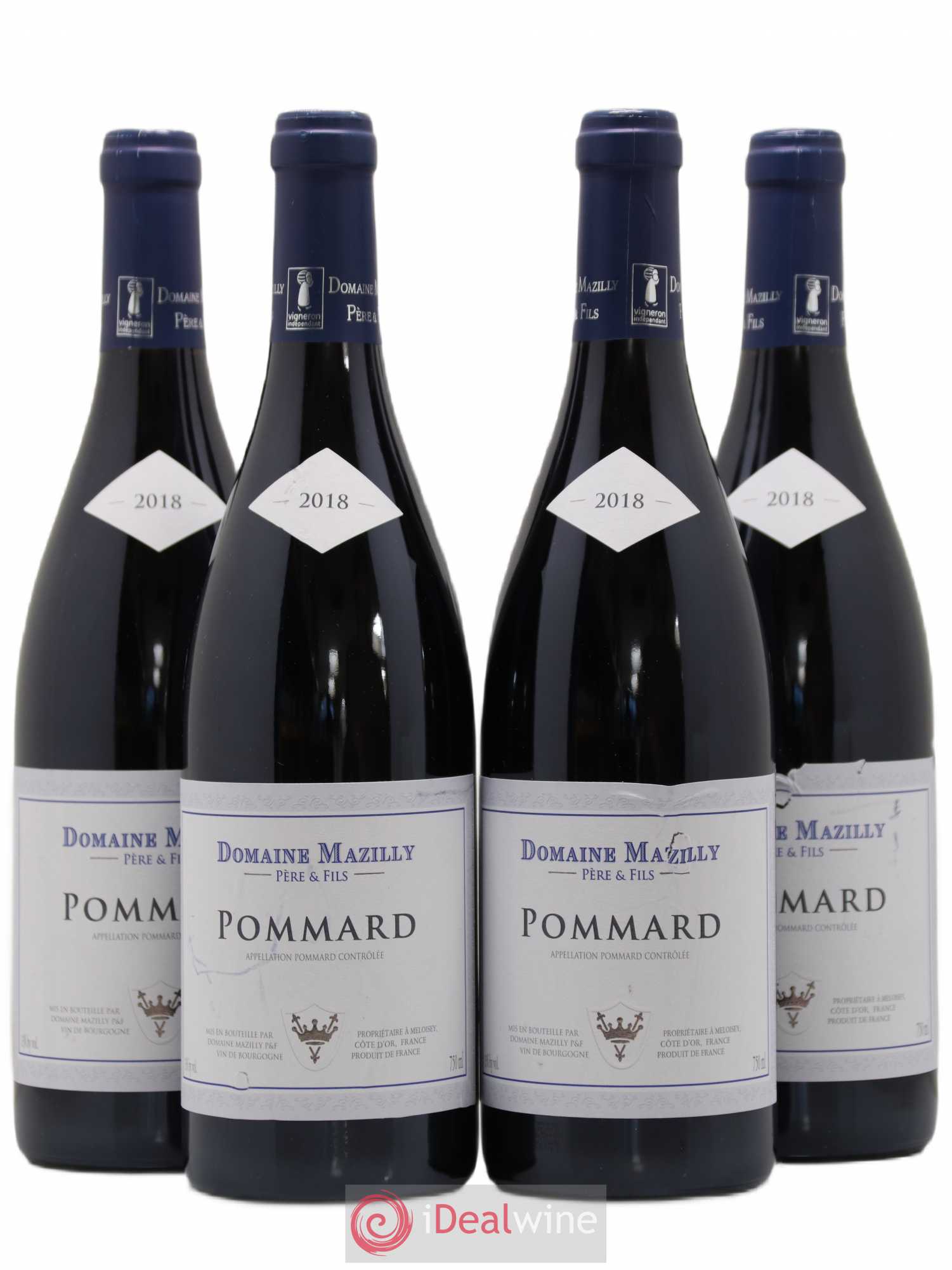 Pommard Domaine Mazilly 2018 - Posten von 4 Flaschen - 0