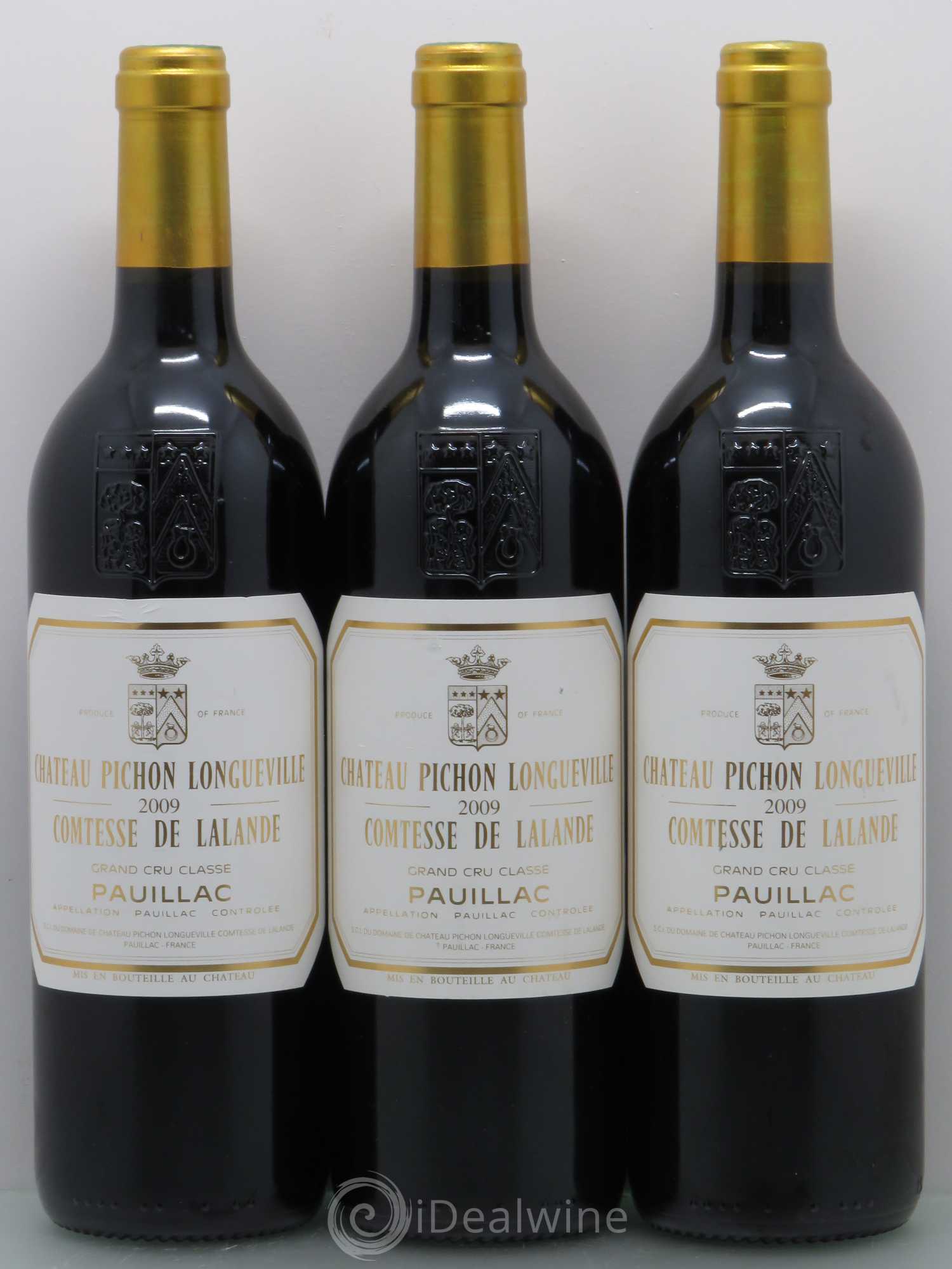 Château Pichon Longueville Comtesse de Lalande 2ème Grand Cru Classé 2009 - Lot de 3 bouteilles - 0