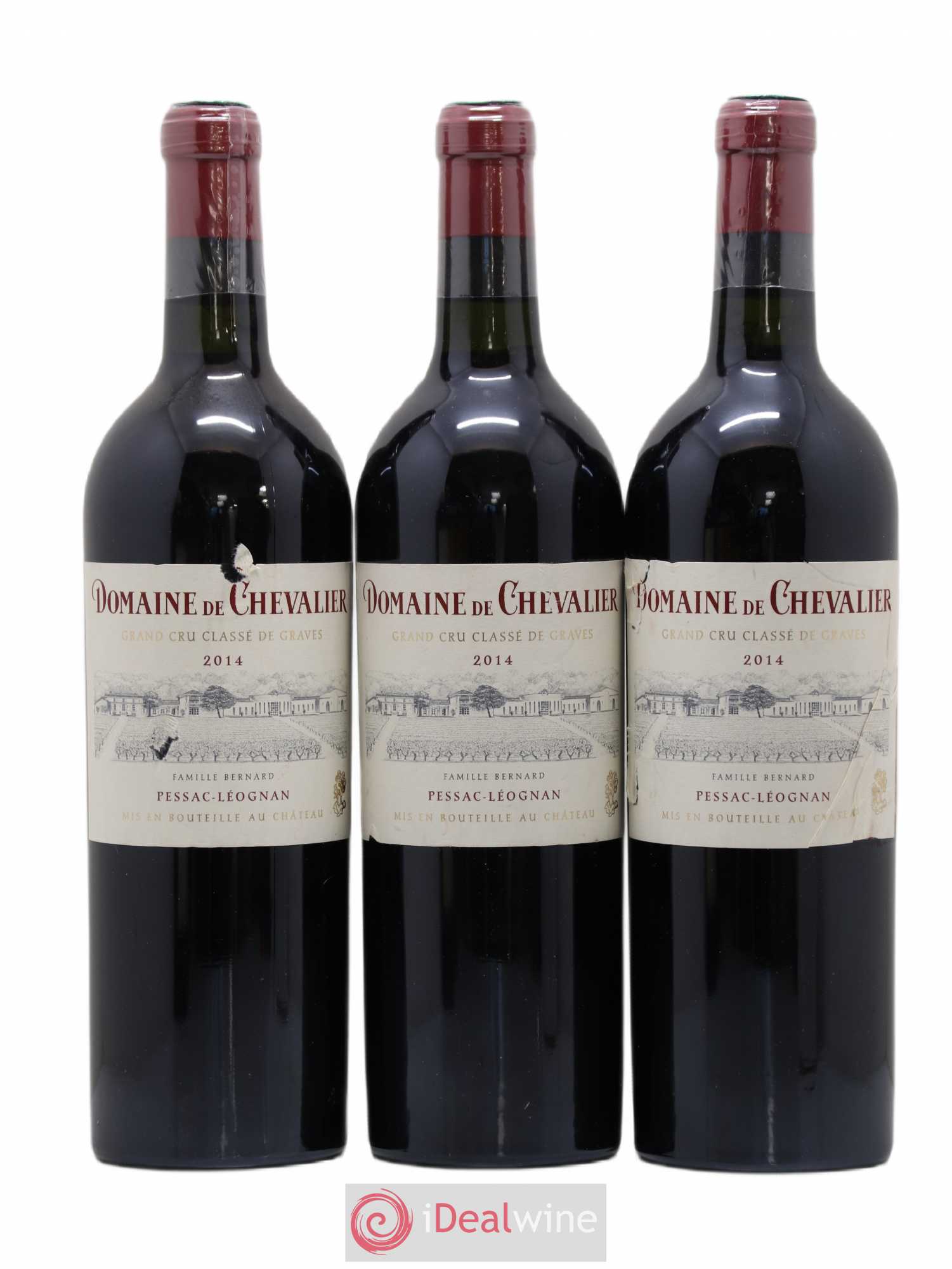 Domaine de Chevalier Cru Classé de Graves 2014 - Lot de 3 bouteilles - 0