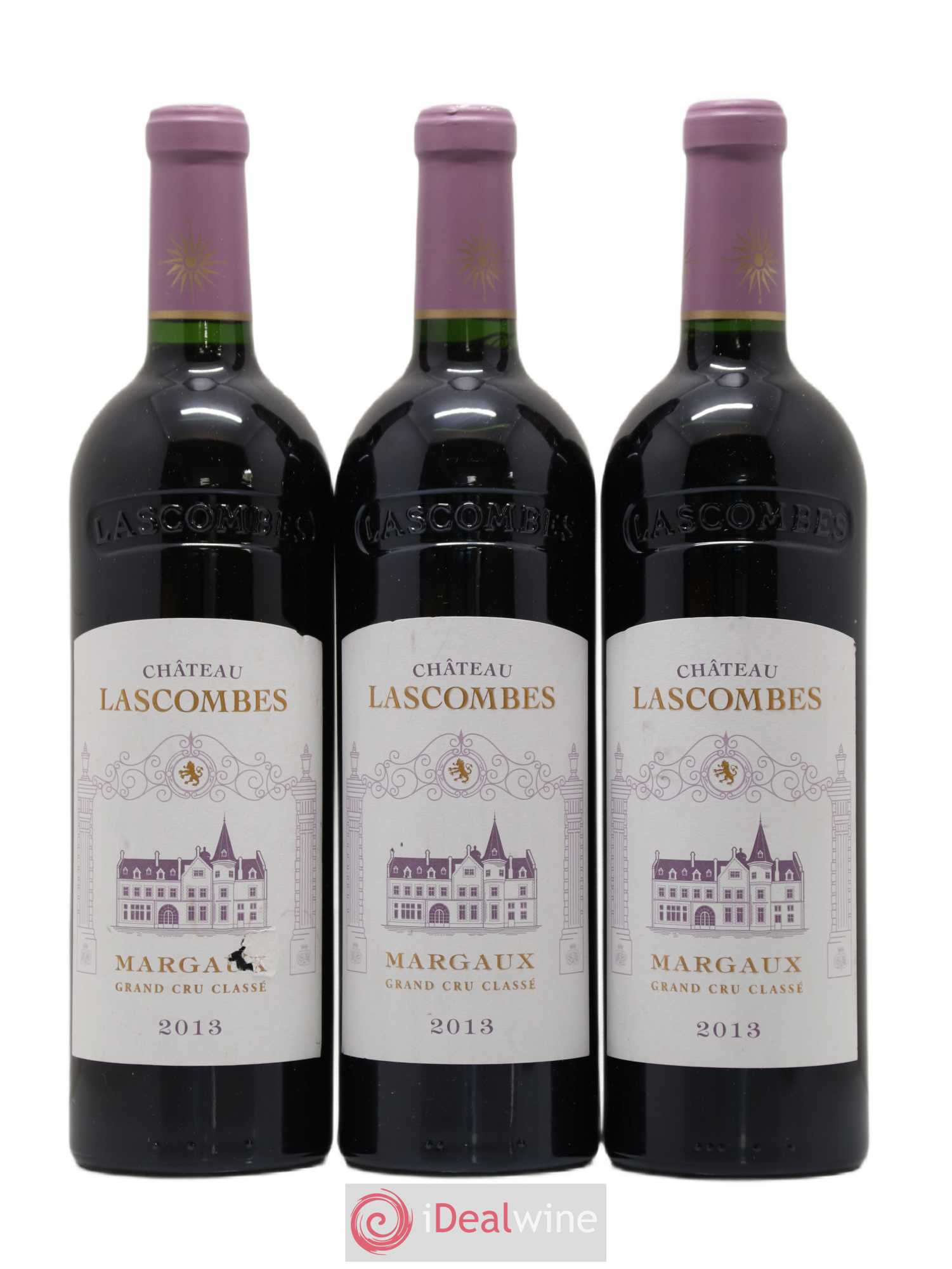 Château Lascombes 2ème Grand Cru Classé 2013 - Lot de 3 bouteilles - 0