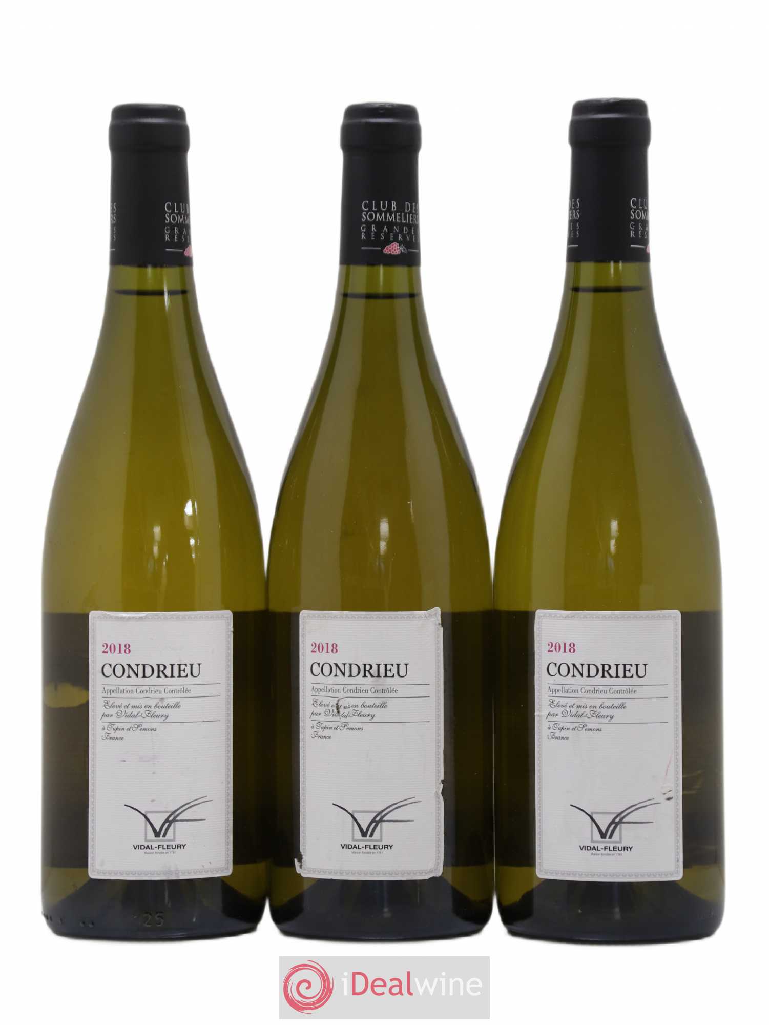 Condrieu Club Des Sommeliers Vidal Fleury 2018 - Posten von 3 Flaschen - 0