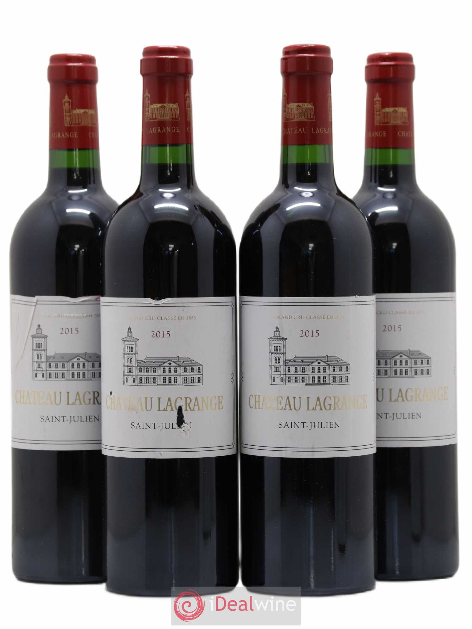 Château Lagrange 3ème Grand Cru Classé 2015 - Lot de 4 bouteilles - 0