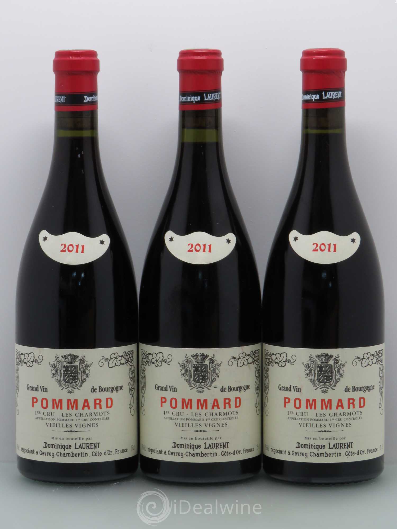 Pommard 1er Cru Les Charmots Dominique Laurent 2011 - Lot de 6 bouteilles - 1