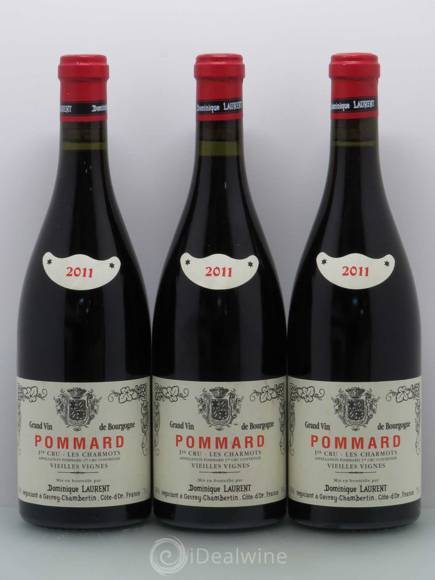 Pommard 1er Cru Les Charmots Dominique Laurent 2011 - Lot de 6 bouteilles - 2