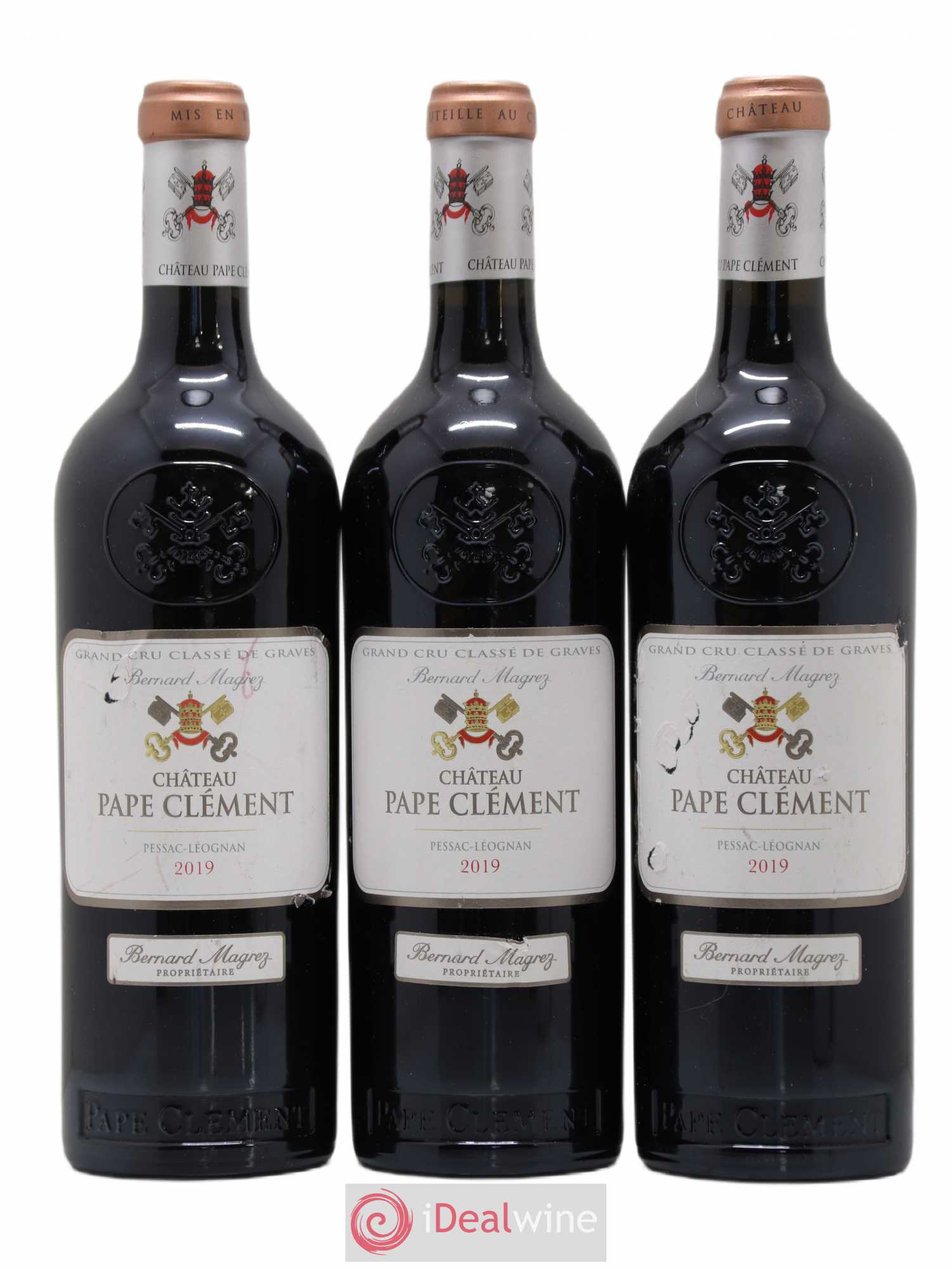 Château Pape Clément Cru Classé de Graves 2019 - Lot de 3 bouteilles - 0