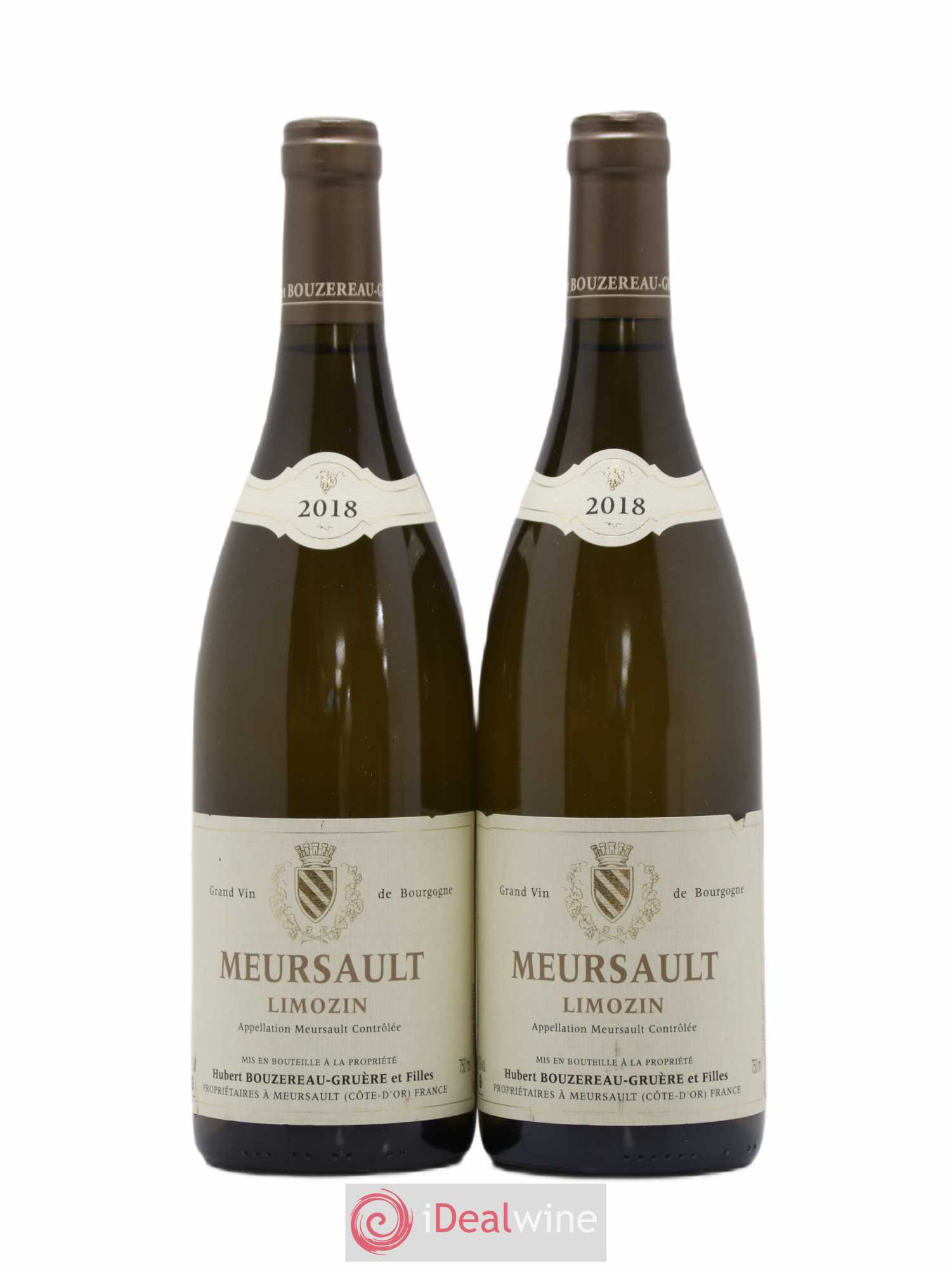 Meursault Limozin Hubert Bouzereau Gruere 2018 - Posten von 2 Flaschen - 0