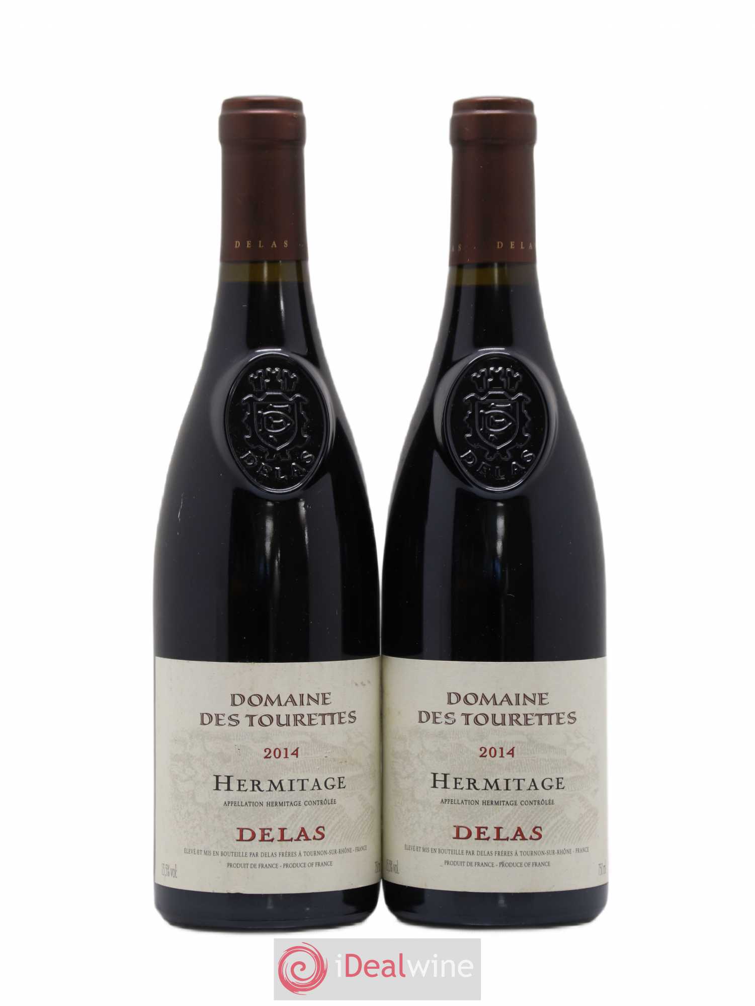 Hermitage Domaine des Tourettes Delas Frères 2014 - Lot de 2 bouteilles - 0