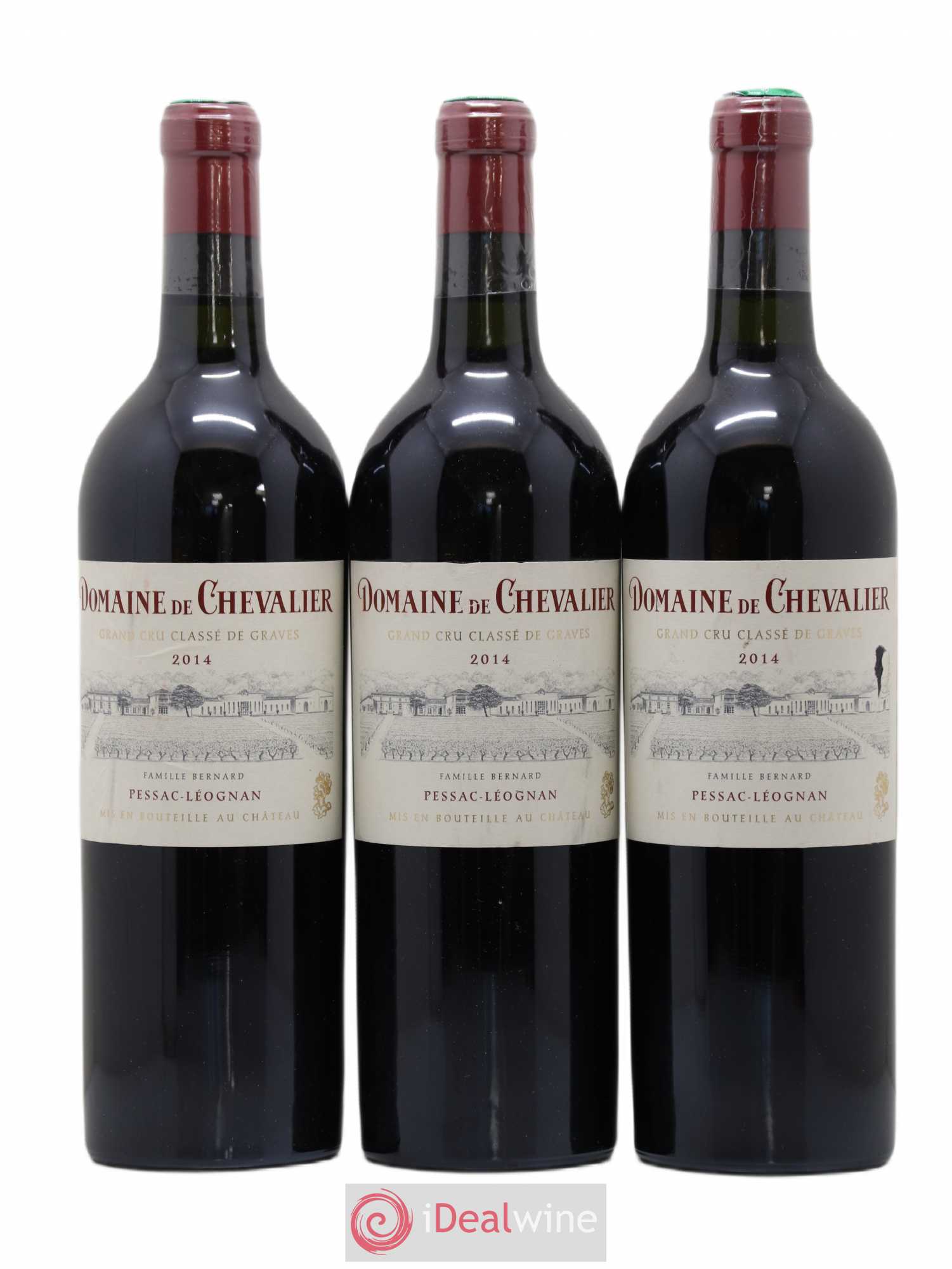 Domaine de Chevalier Cru Classé de Graves 2014 - Lot de 3 bouteilles - 0