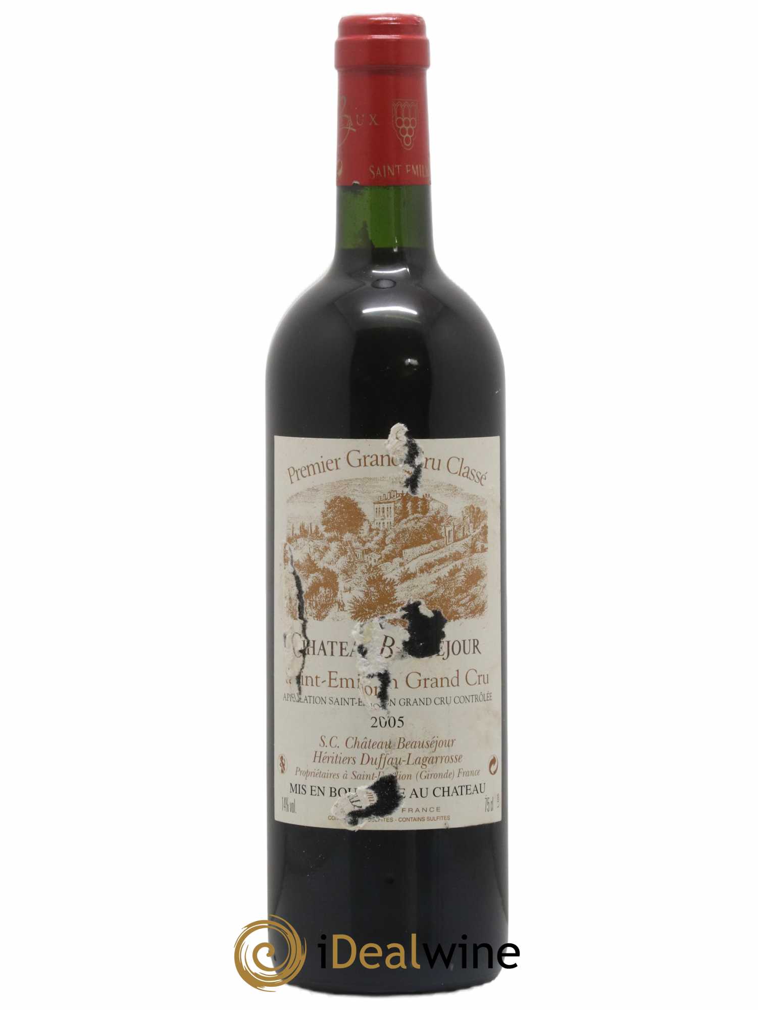 Château Beauséjour (Duffau-Lagarrosse) 1er Grand Cru Classé B (no reserve) 2005 - Lot of 1 bottle - 0