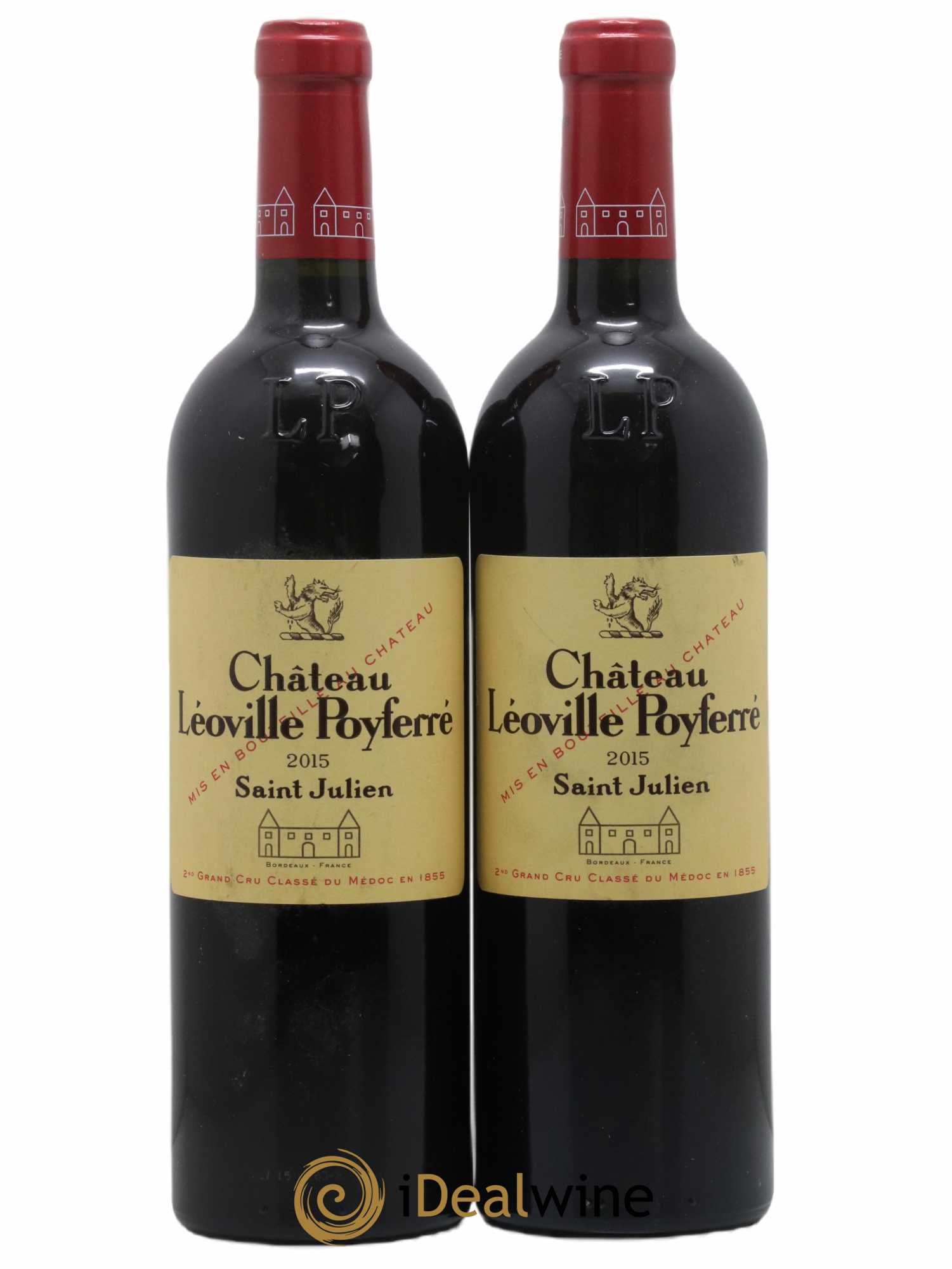 Château Léoville Poyferré 2ème Grand Cru Classé 2015 - Lot de 2 bouteilles - 0