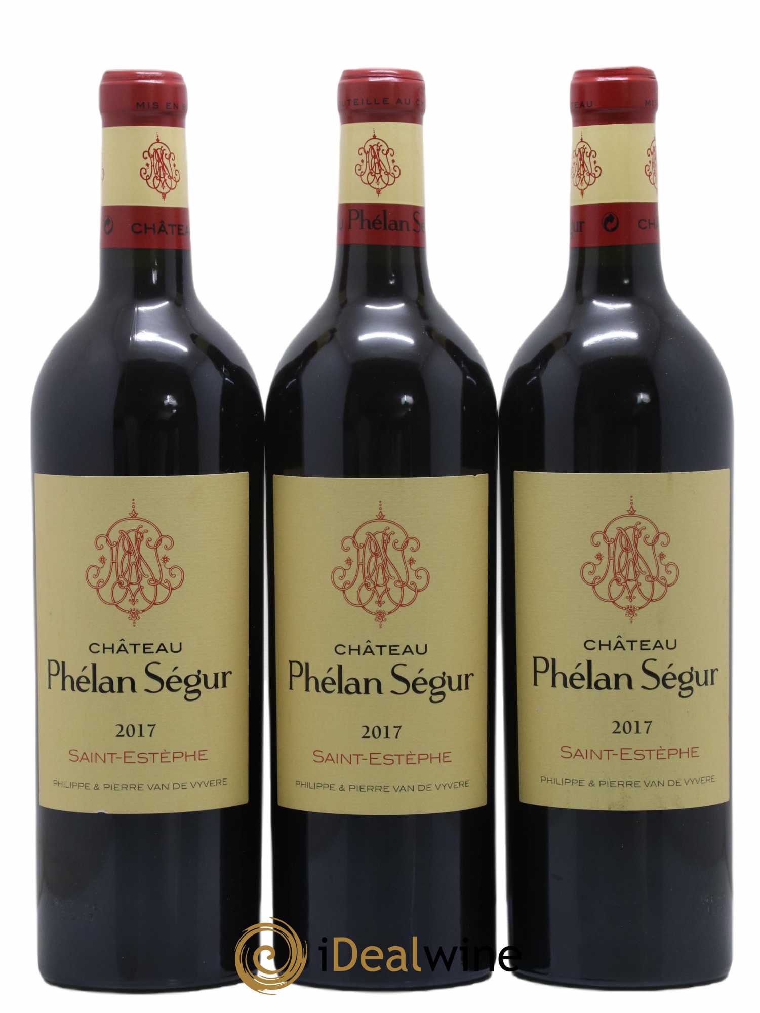 Château Phélan Ségur 2017 - Lot de 3 bouteilles - 0