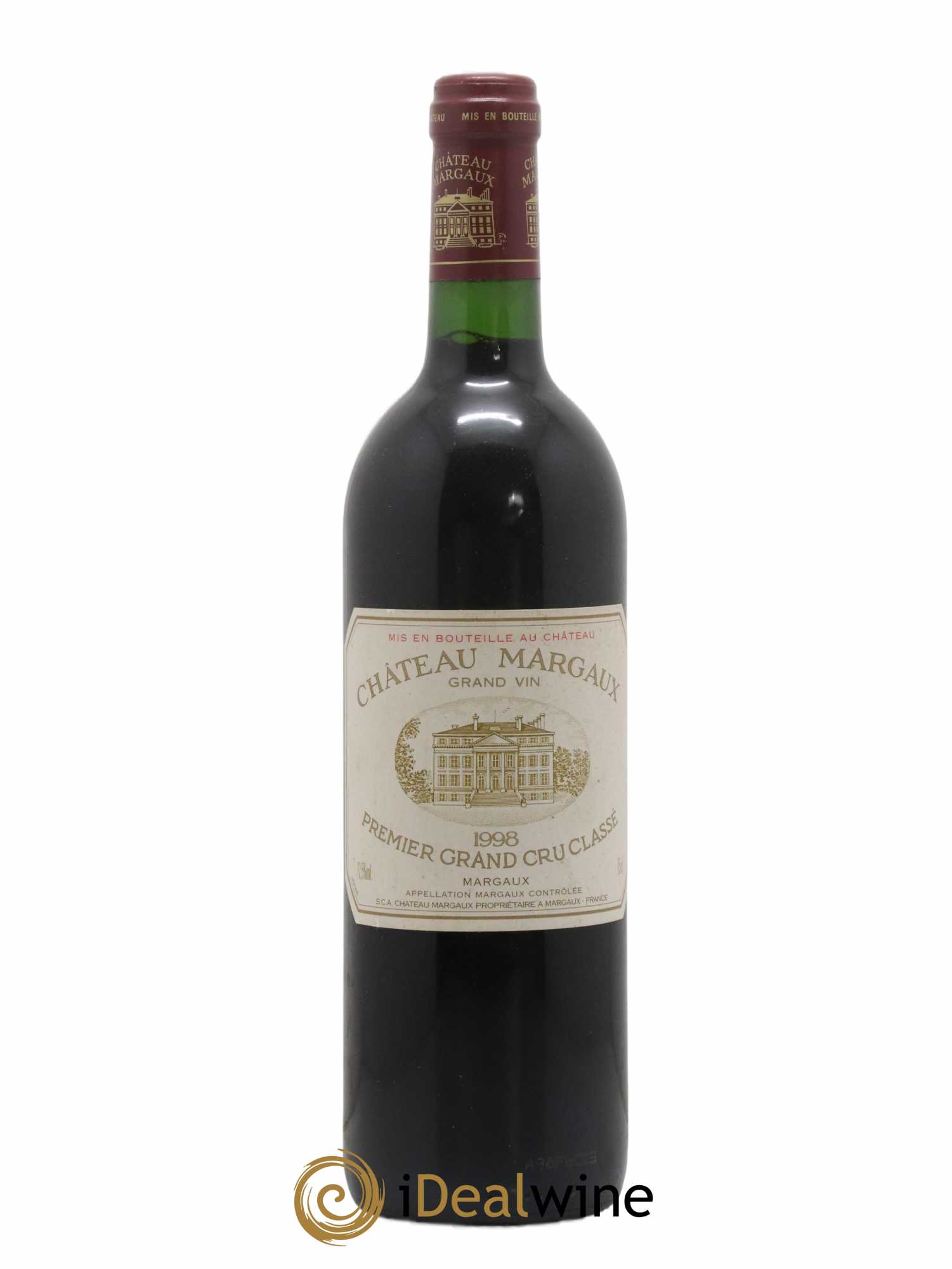 Château Margaux 1er Grand Cru Classé 1998 - Lot de 1 bouteille - 0