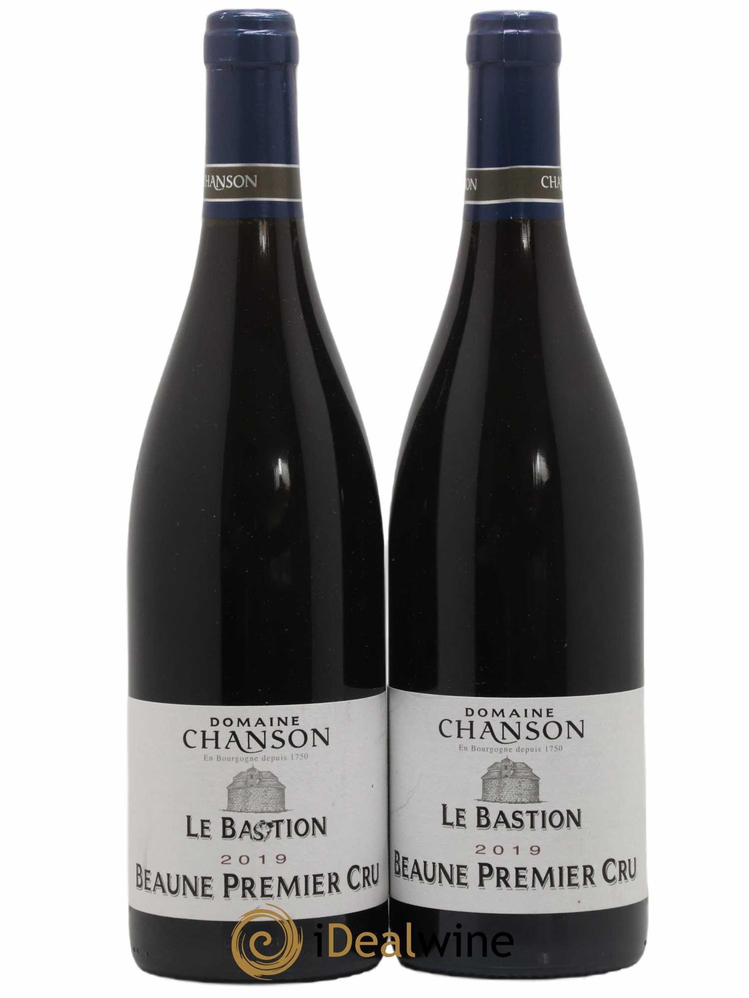 Beaune 1er Cru Bastion Domaine Chanson 2019 - Lot de 2 bouteilles - 0