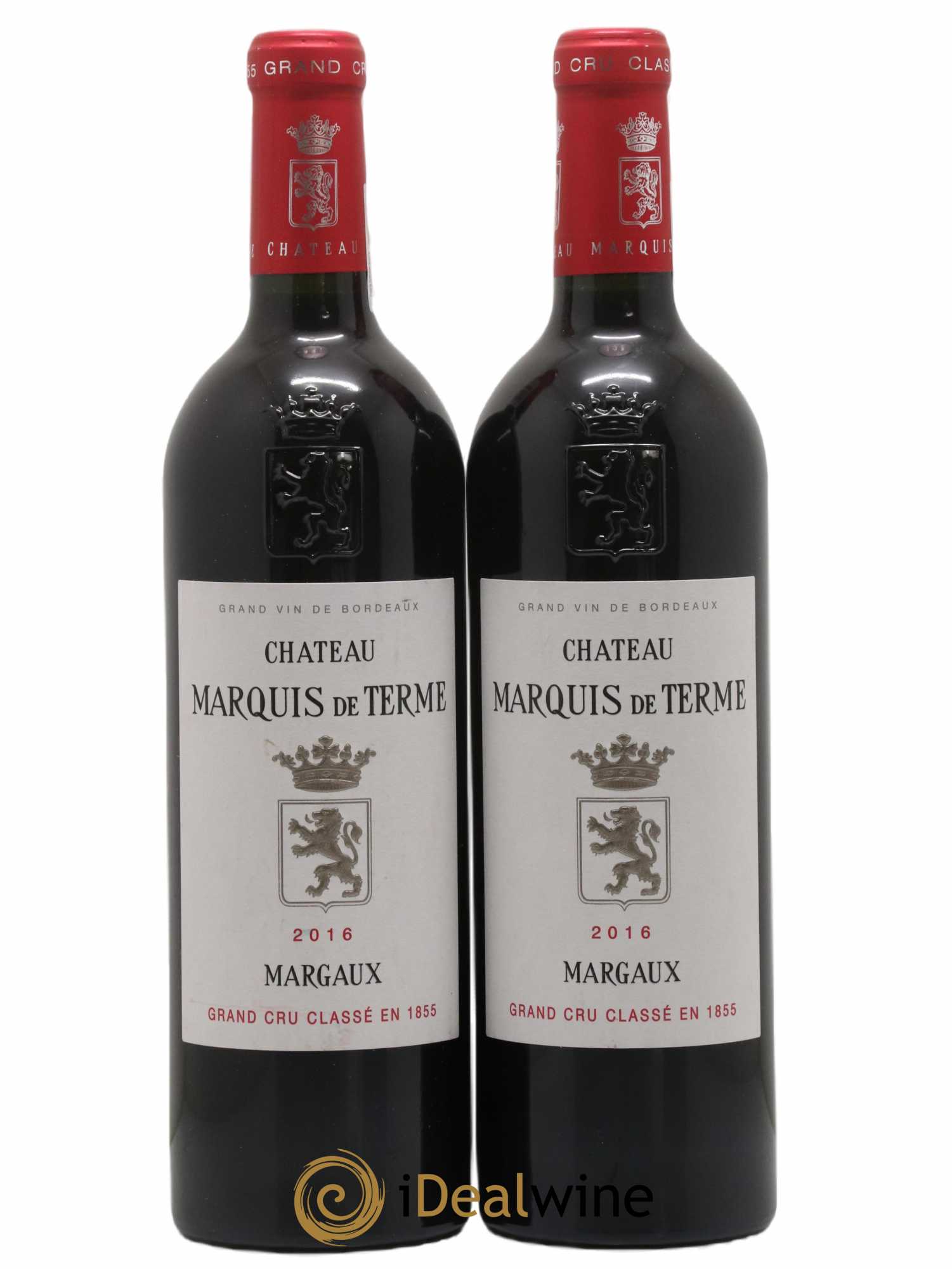 Château Marquis de Terme 4ème Grand Cru Classé 2016 - Lot de 2 bouteilles - 0