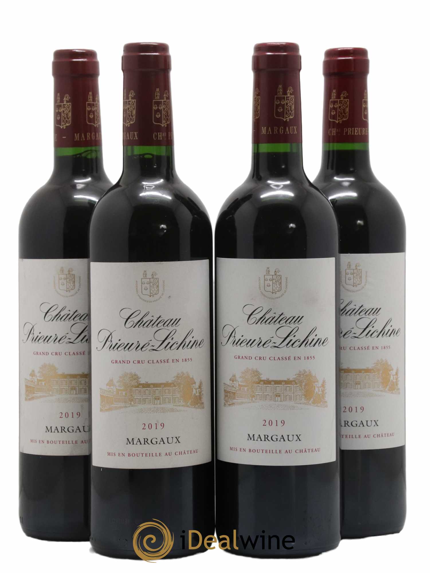 Château Prieuré Lichine 4ème Grand Cru Classé 2019 - Lot de 4 bouteilles - 0
