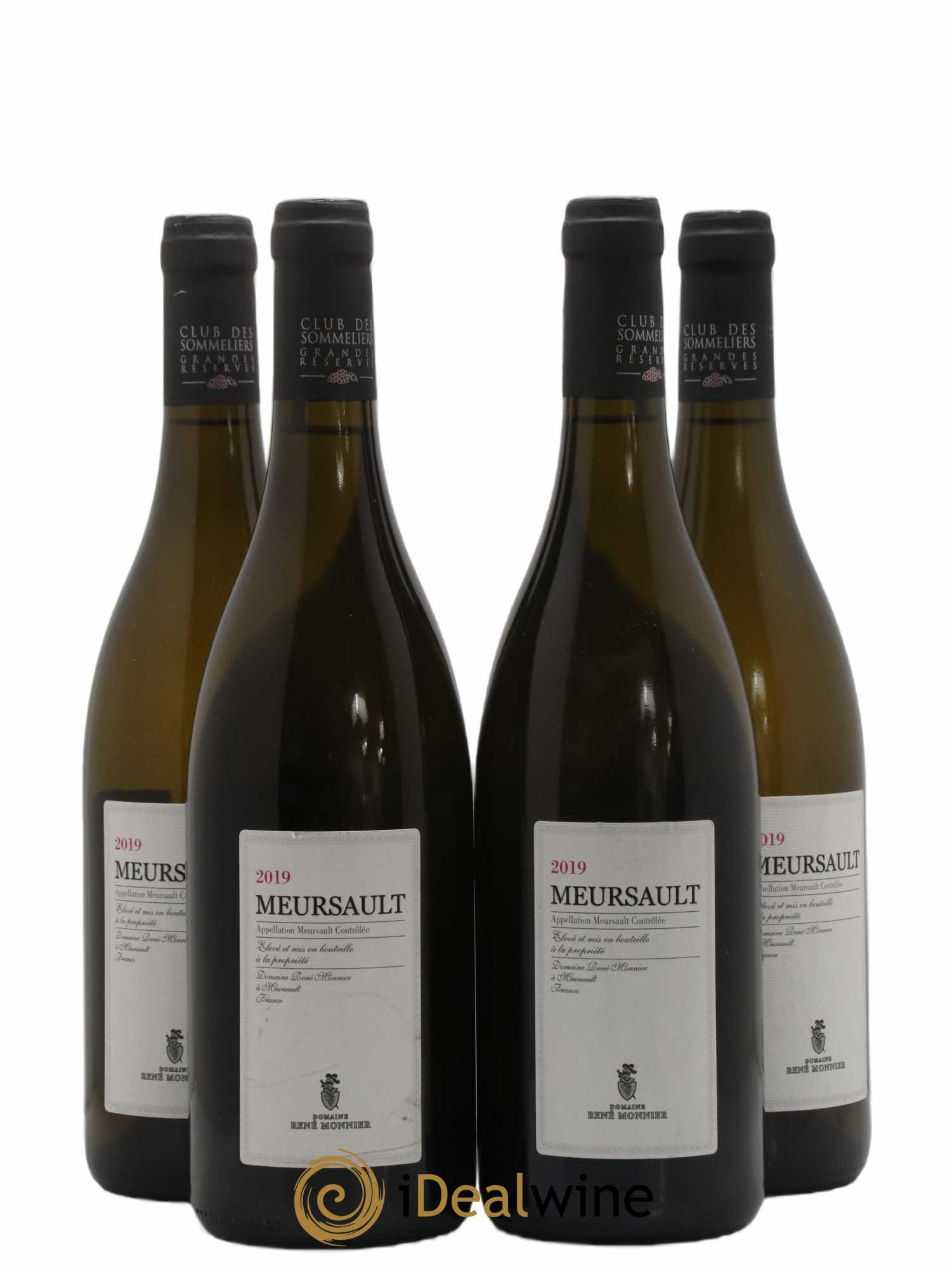 Meursault René Monnier Club des Sommeliers 2019 - Posten von 4 Flaschen - 0