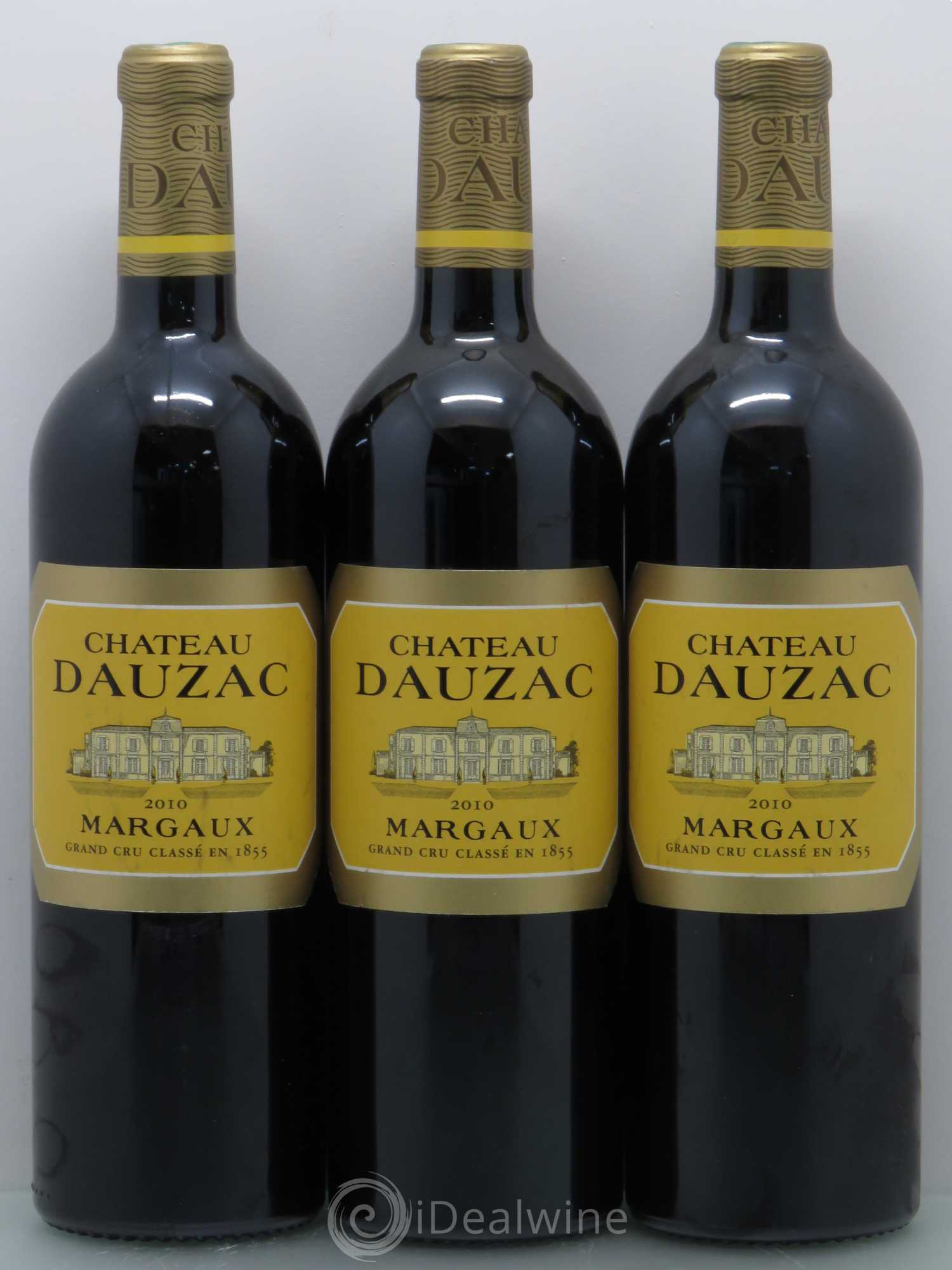 Château Dauzac 5ème Grand Cru Classé 2010 - Lot de 3 bouteilles - 0