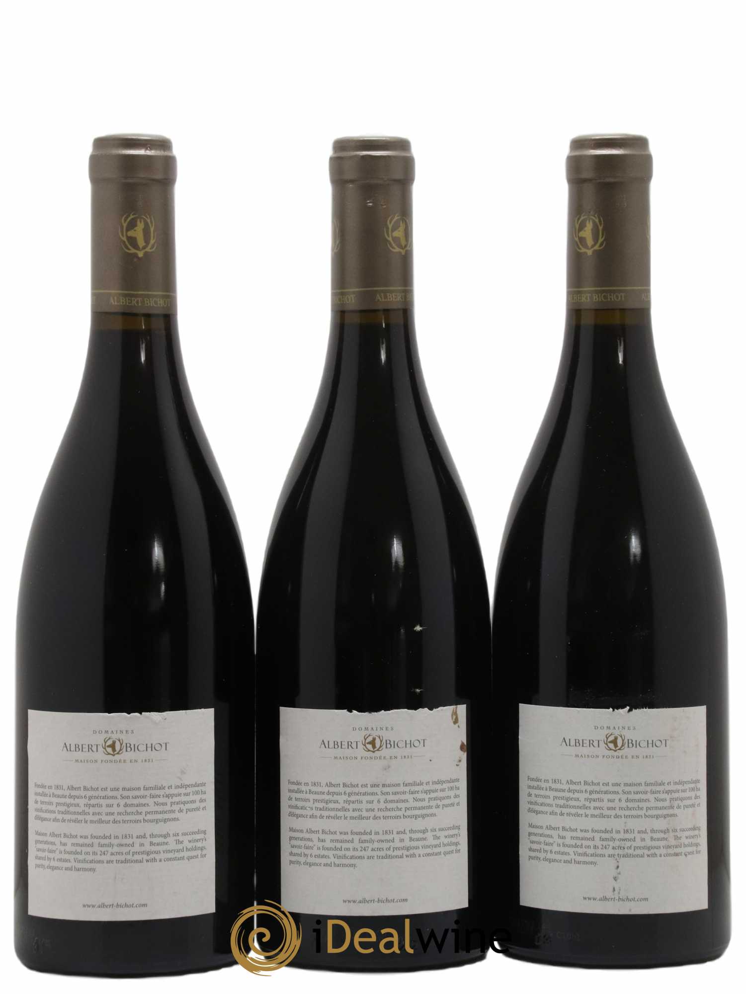 Clos de Vougeot Grand Cru Clos Frantin - Albert Bichot 2018 - Lot de 3 bouteilles - 1