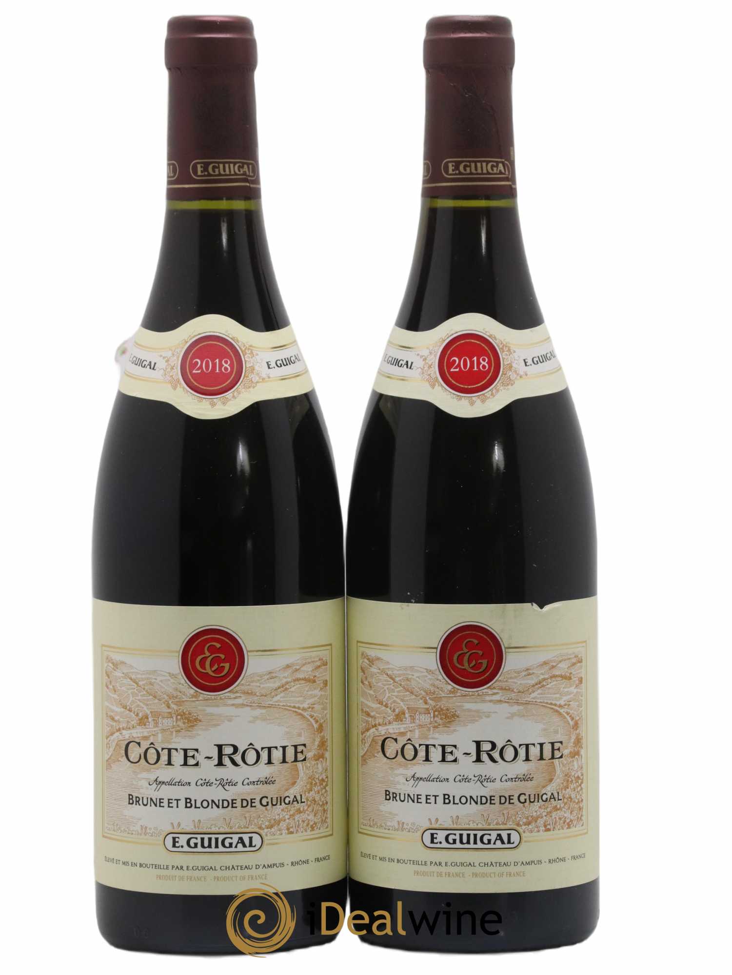 Côte-Rôtie Côtes Brune et Blonde Guigal 2018 - Lot de 2 bouteilles - 0