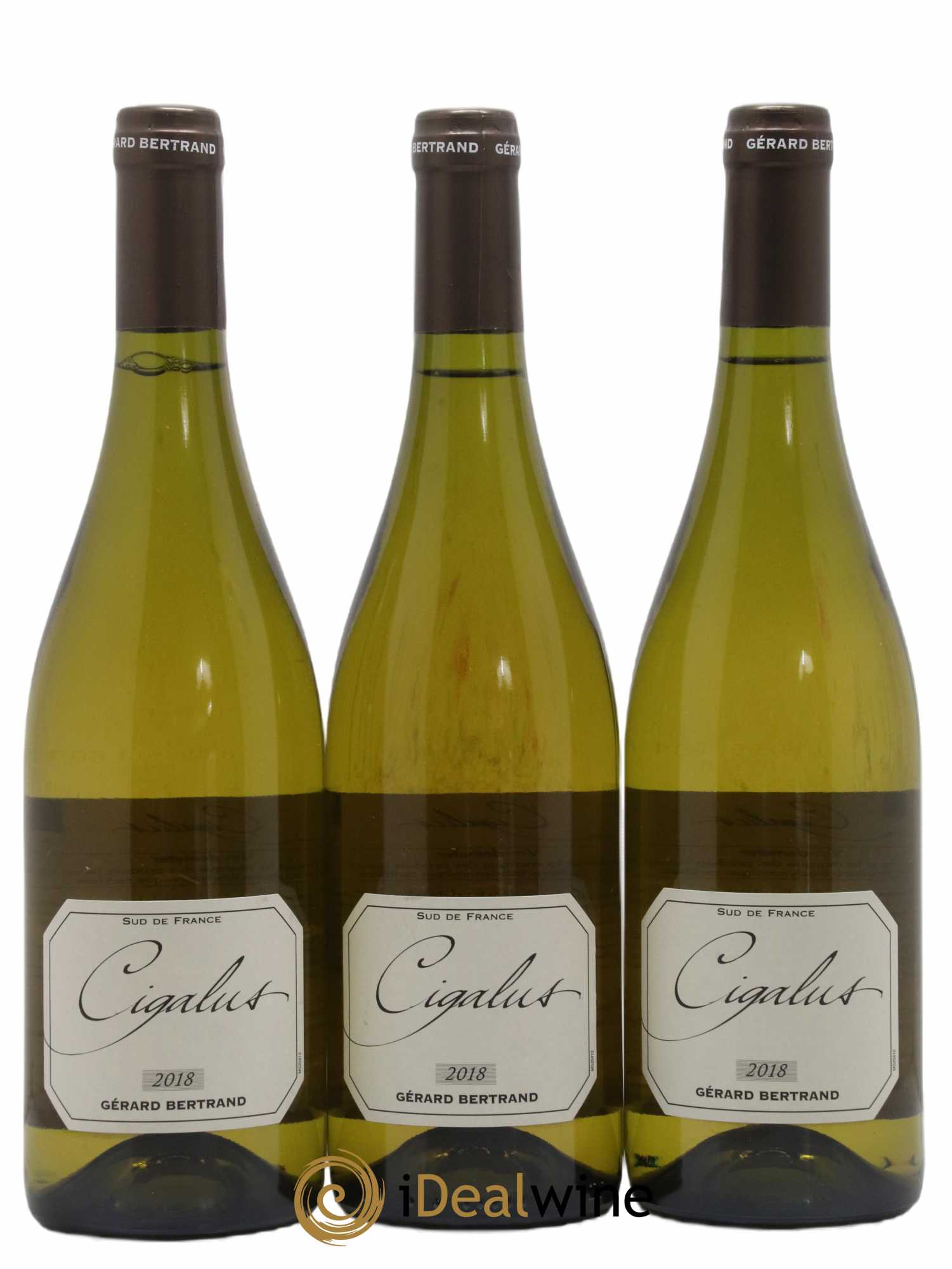 Pays d'Oc Cigalus domaine Gérard Bertrand 2018 - Posten von 3 Flaschen - 0
