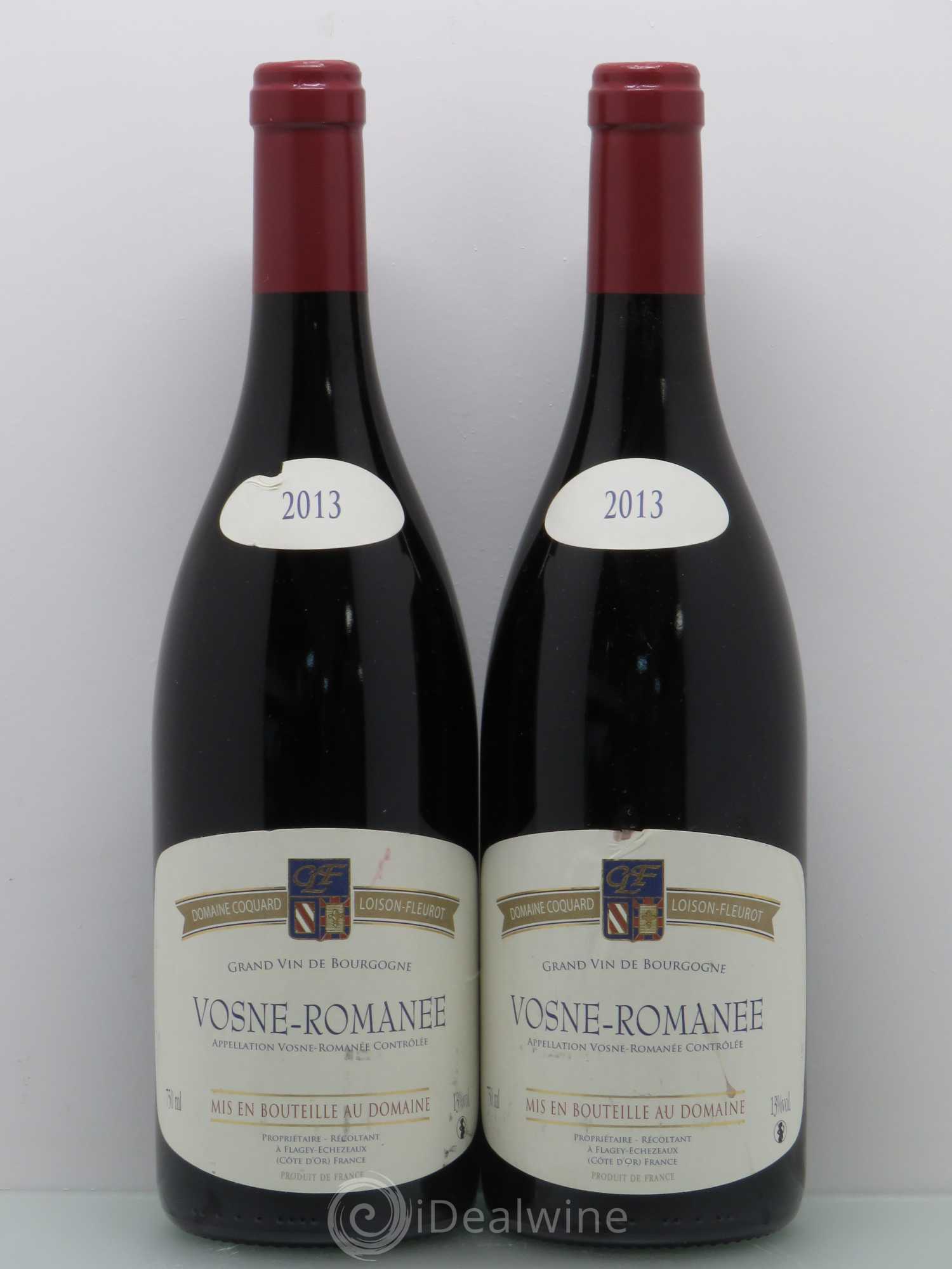 Vosne-Romanée Domaine Loiseau Cocquart 2013 - Lot de 2 bouteilles - 0