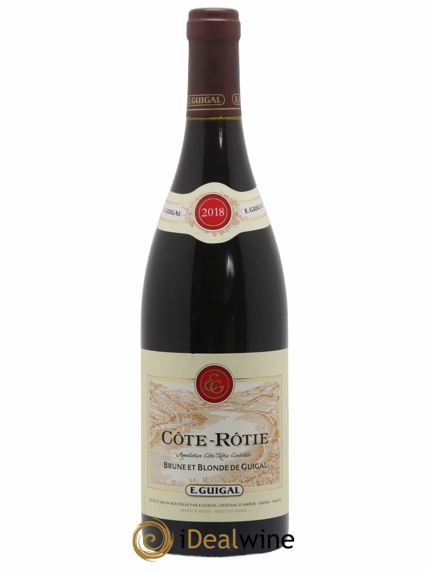 Côte-Rôtie Côtes Brune et Blonde Guigal 2018 - Lot de 1 bouteille - 0