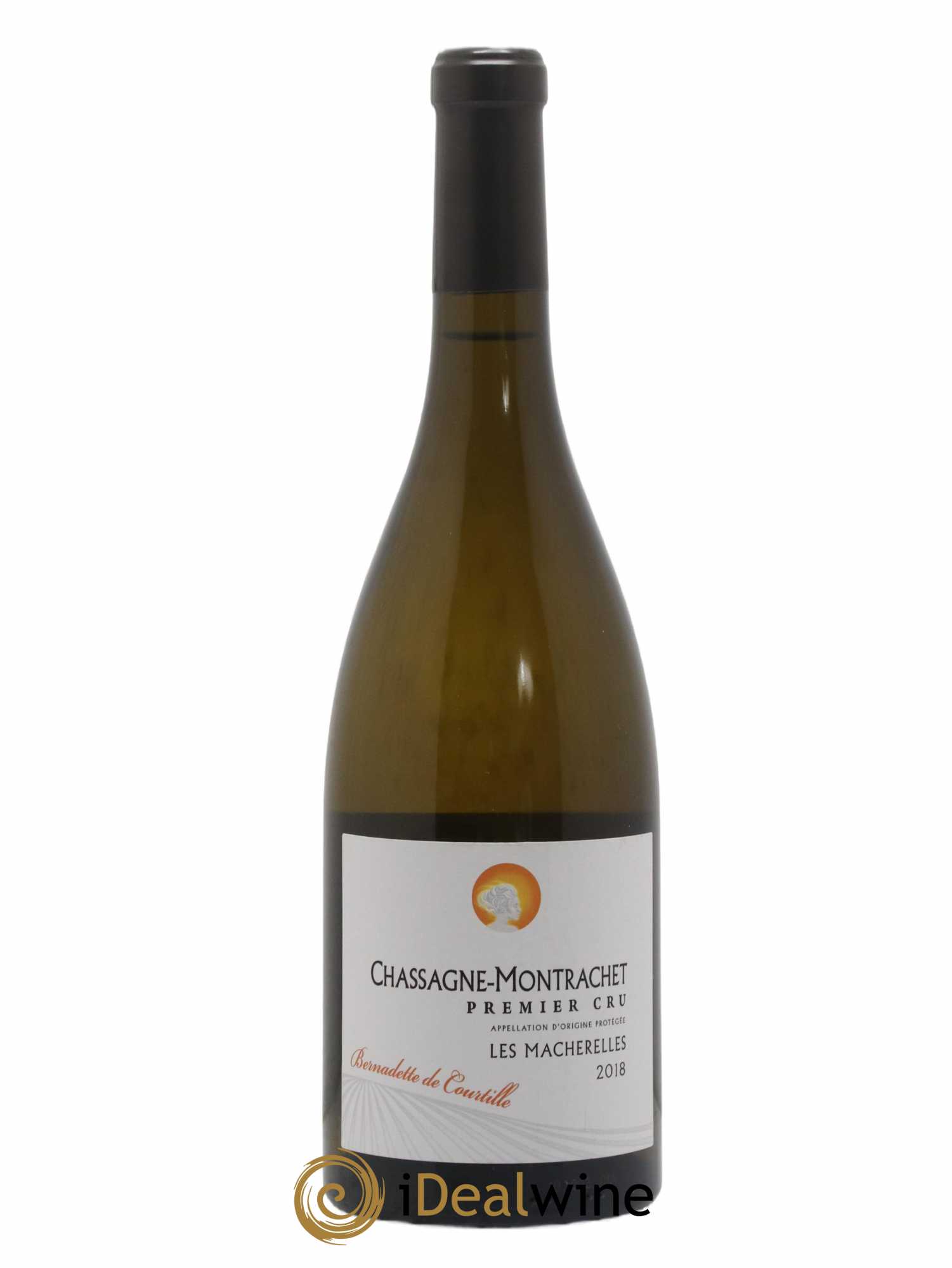 Chassagne-Montrachet 1er Cru Les Macherelle domaine Bernadette De Courtille 2018 - Posten von 1 Flasche - 0