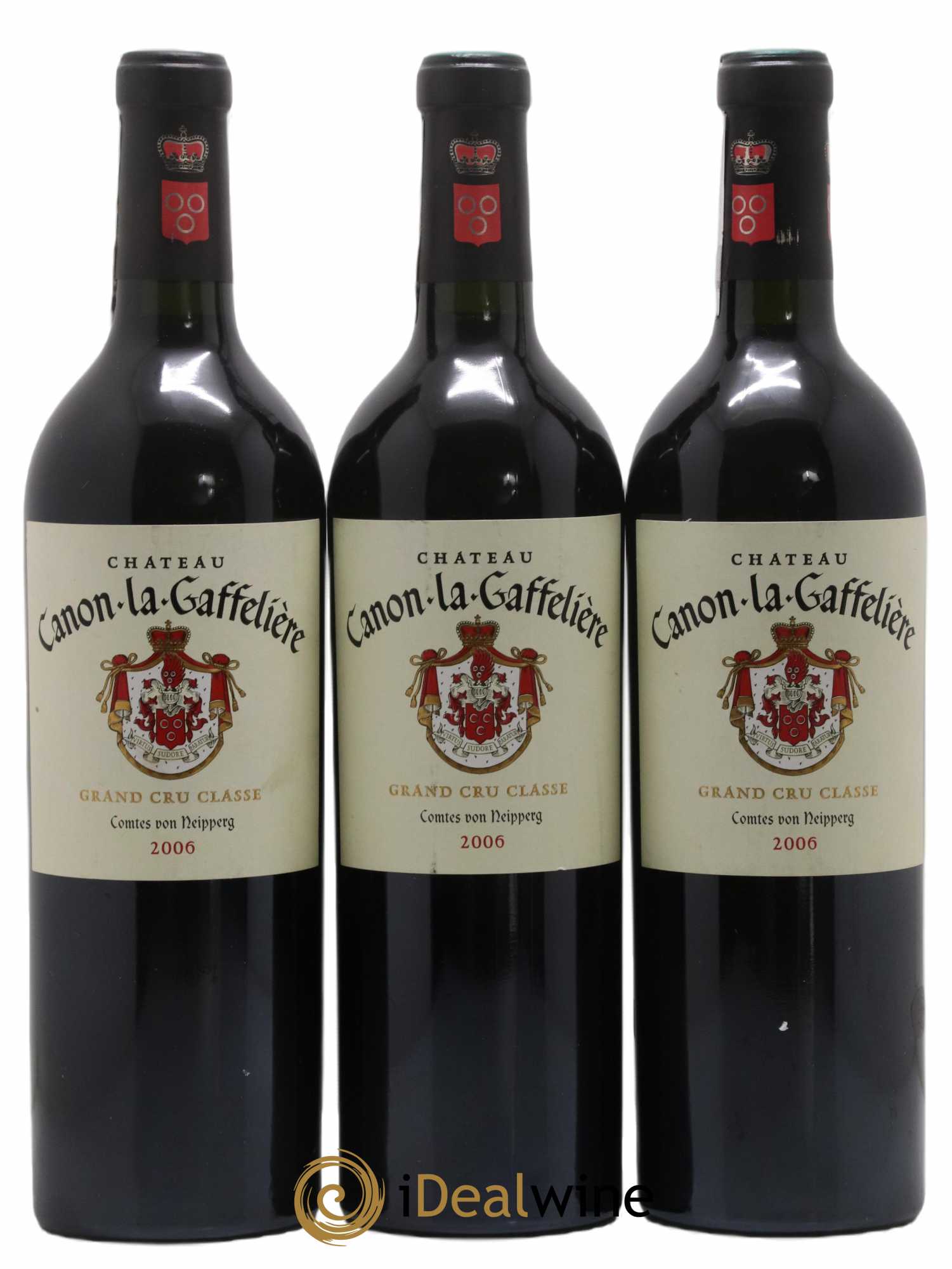 Château Canon la Gaffelière 1er Grand Cru Classé B 2006 - Lot de 3 bouteilles - 0