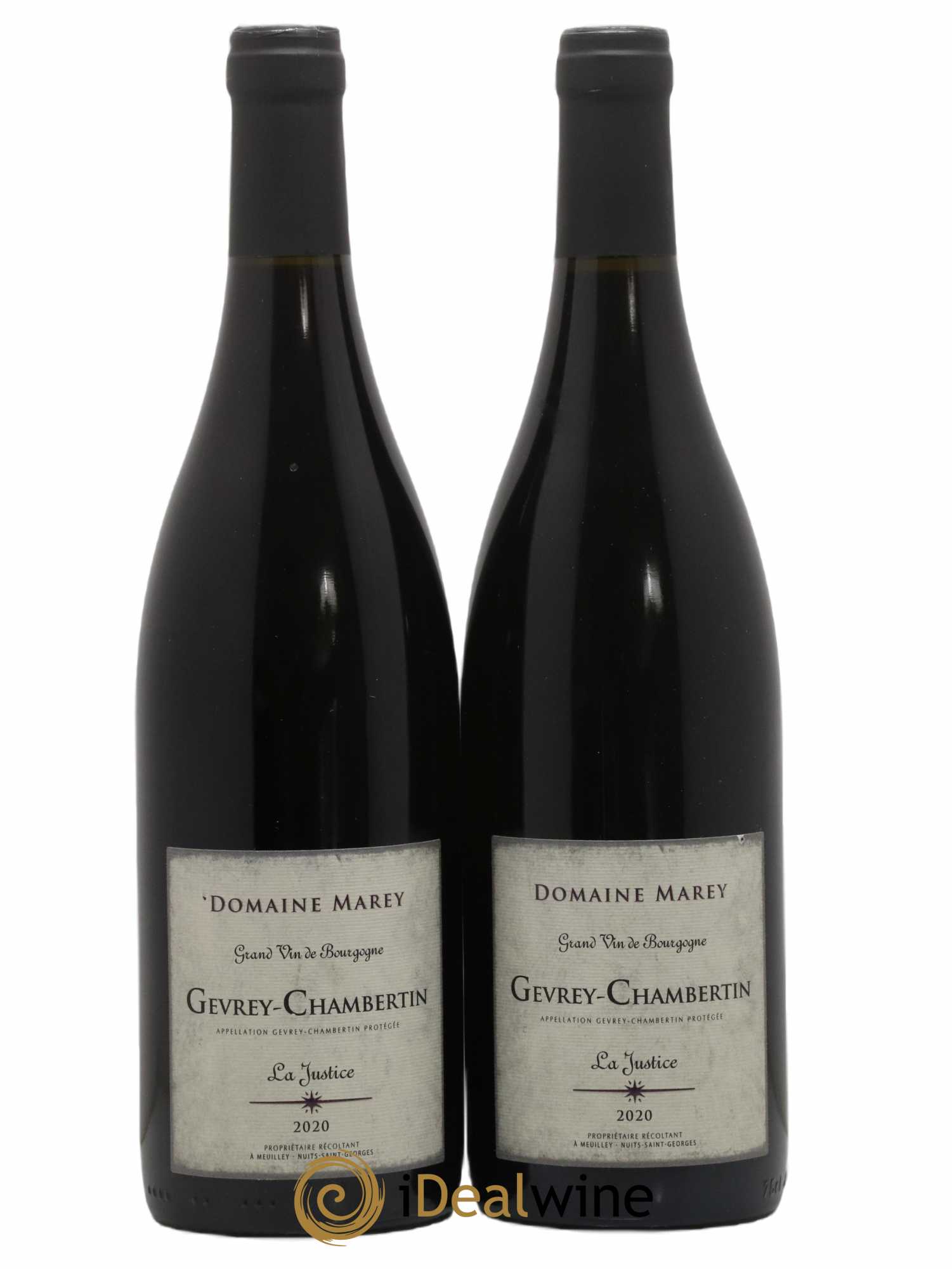 Gevrey-Chambertin La justice Domaine Marey 2020 - Lot de 2 bouteilles - 0