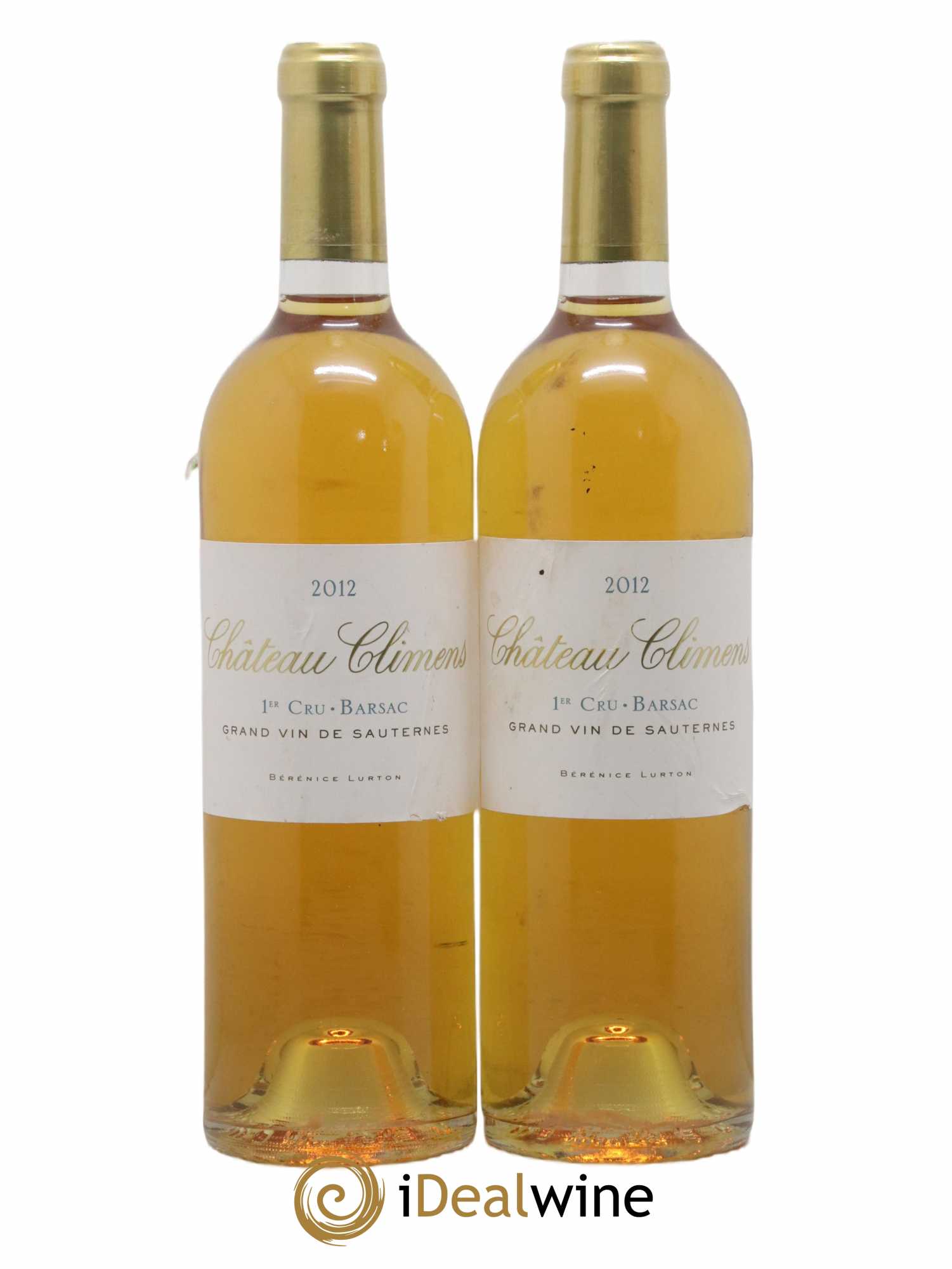 Château Climens 1er Grand Cru Classé 2012 - Lotto di 2 bottiglie - 0