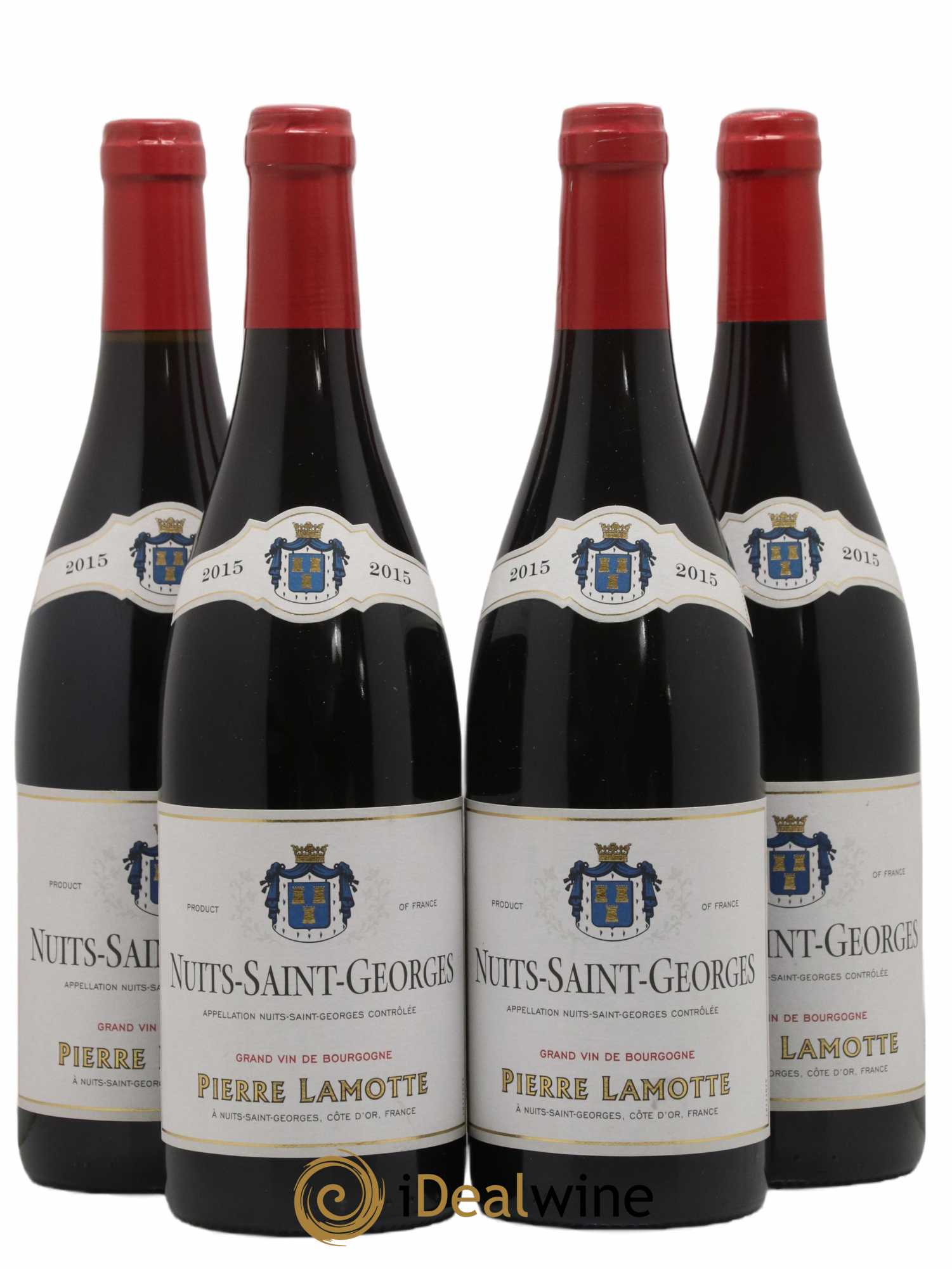 Nuits-Saint-Georges Pierre Lamotte 2015 - Lot de 4 bouteilles - 0