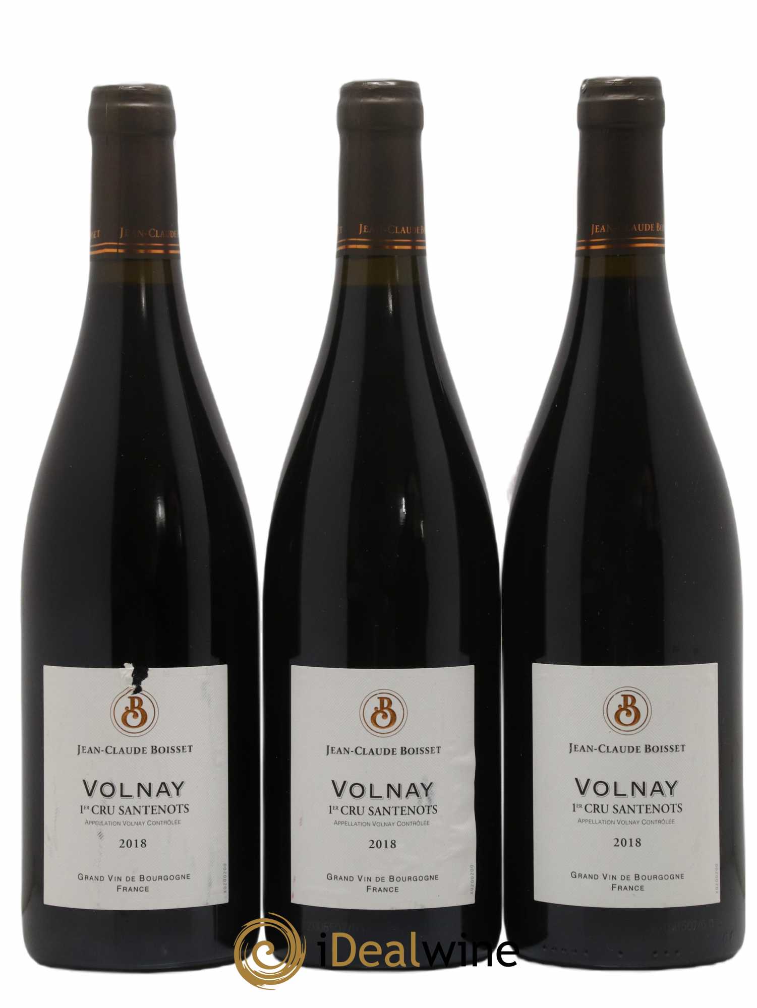 Volnay 1er Cru Santenots Jean Claude Boisset 2018 - Posten von 3 Flaschen - 0