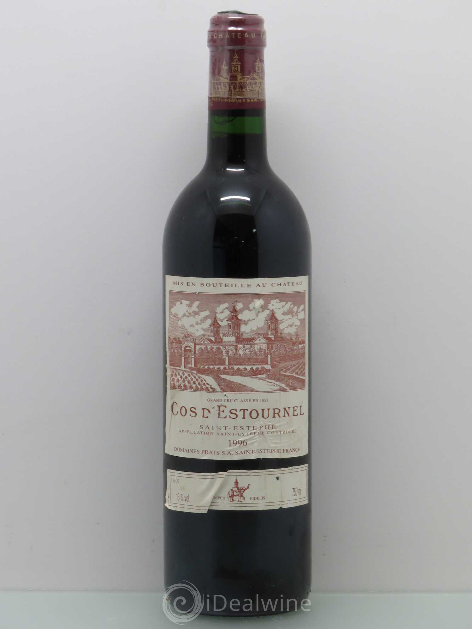 Cos d'Estournel 2ème Grand Cru Classé 1996 - Lot de 1 bouteille - 0
