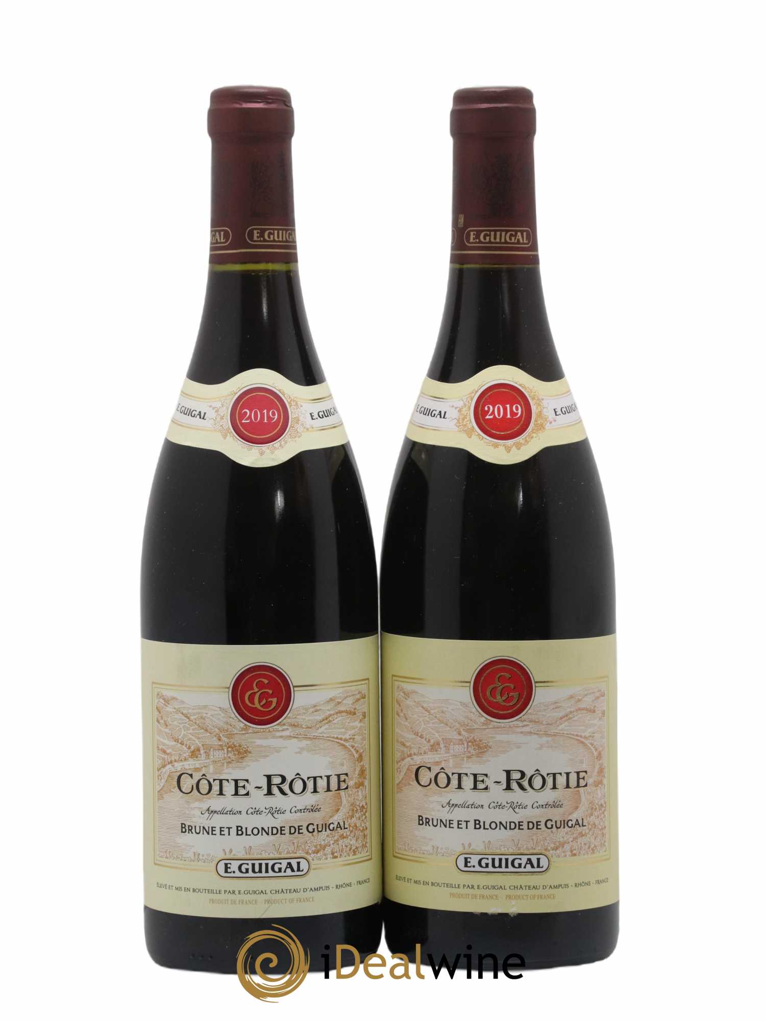 Côte-Rôtie Côtes Brune et Blonde Guigal 2019 - Lot de 2 bouteilles - 0