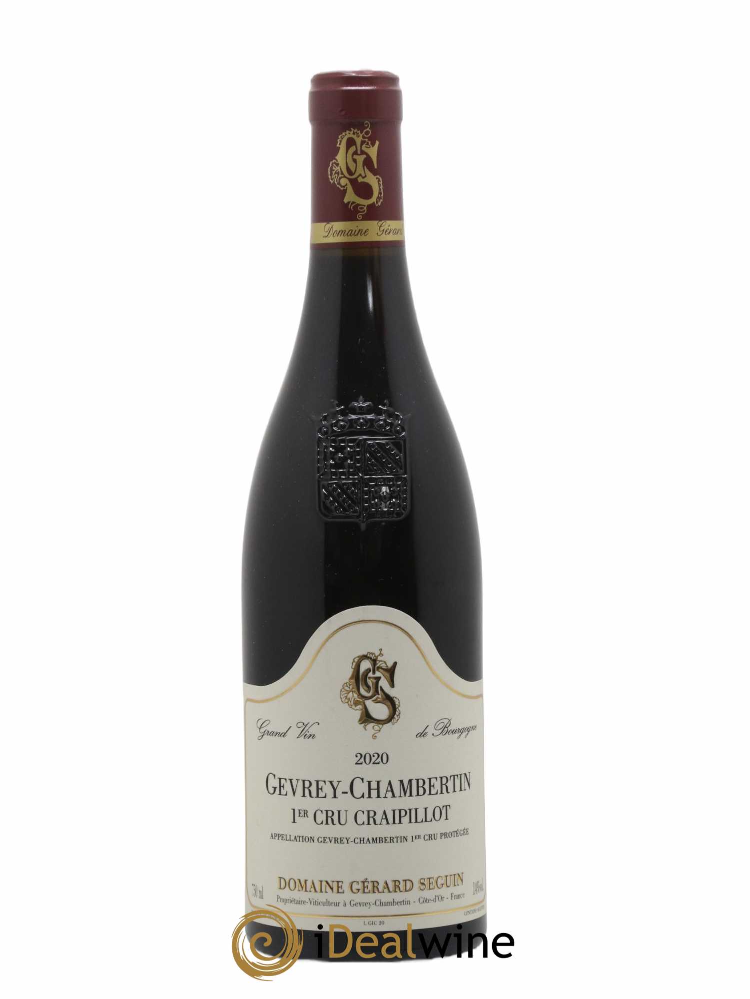 Gevrey-Chambertin 1er Cru Craipillot Gerard Seguin 2020 - Posten von 1 Flasche - 0