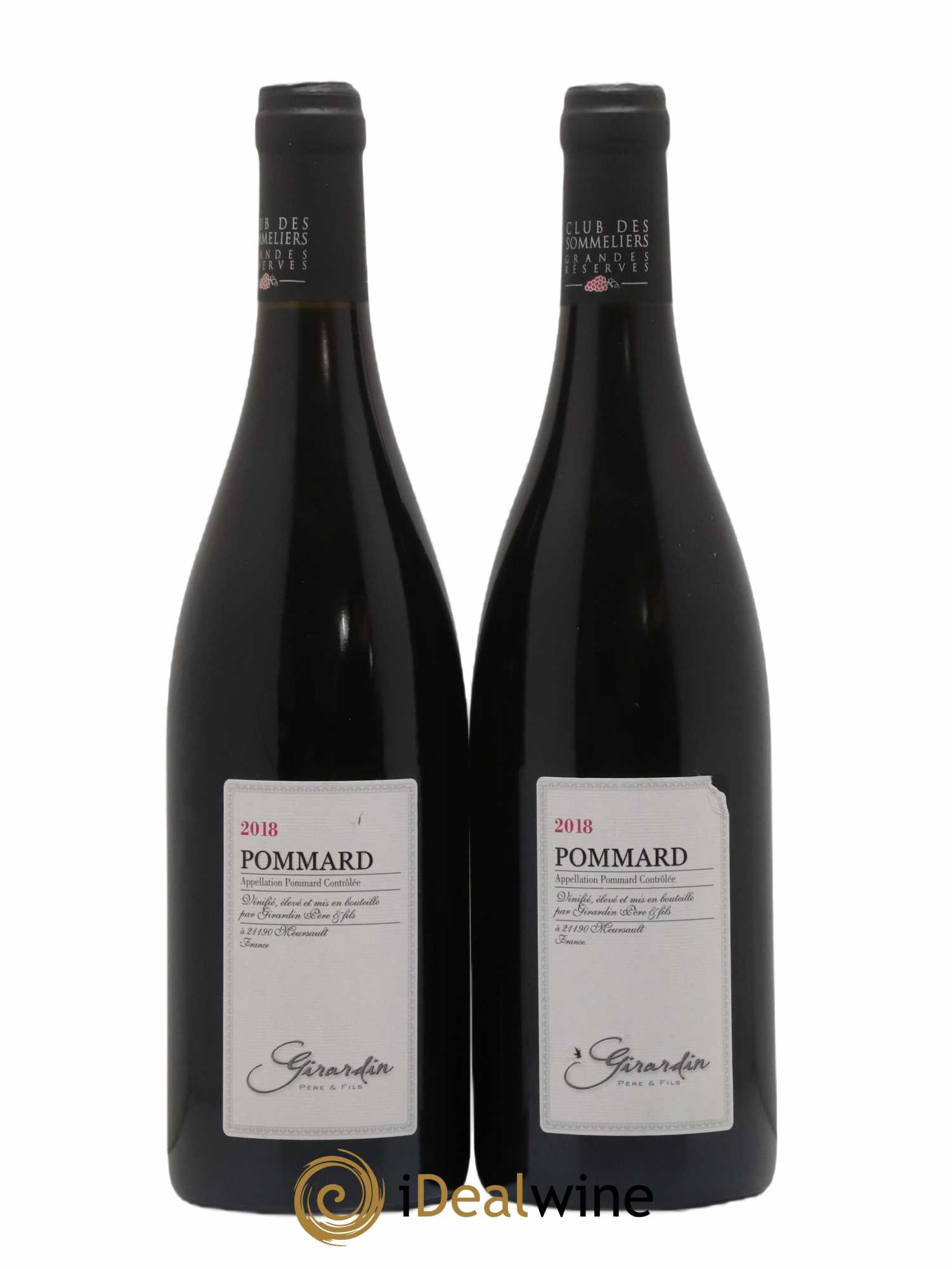 Pommard Club Des Sommeliers Girardin 2018 - Posten von 2 Flaschen - 0