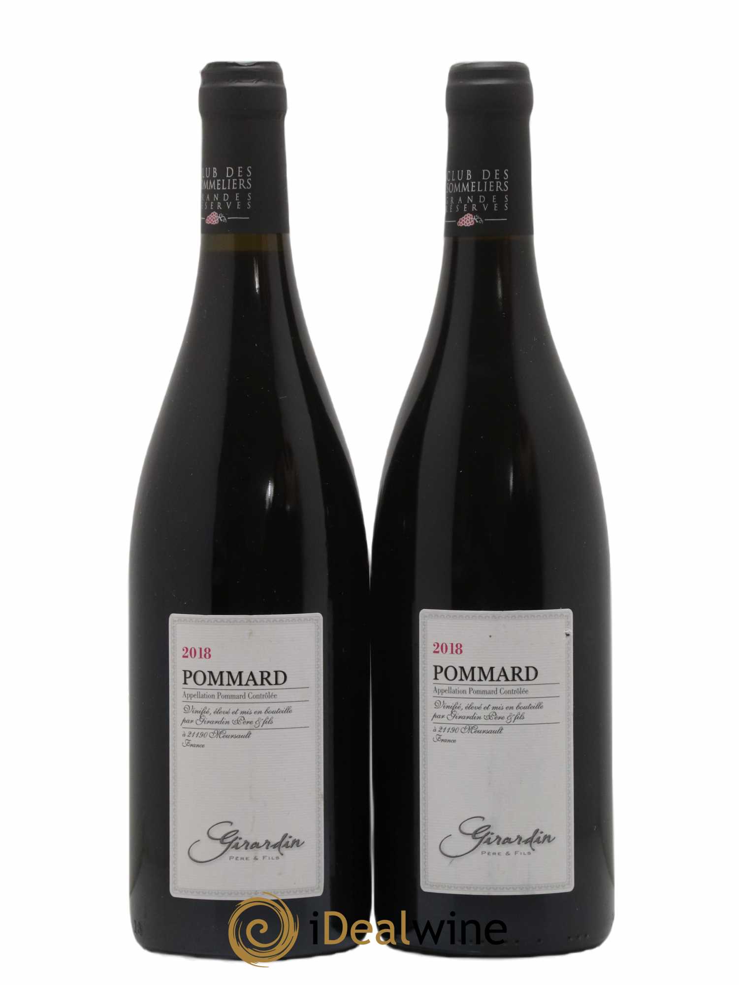 Pommard Club Des Sommeliers Girardin 2018 - Posten von 2 Flaschen - 0